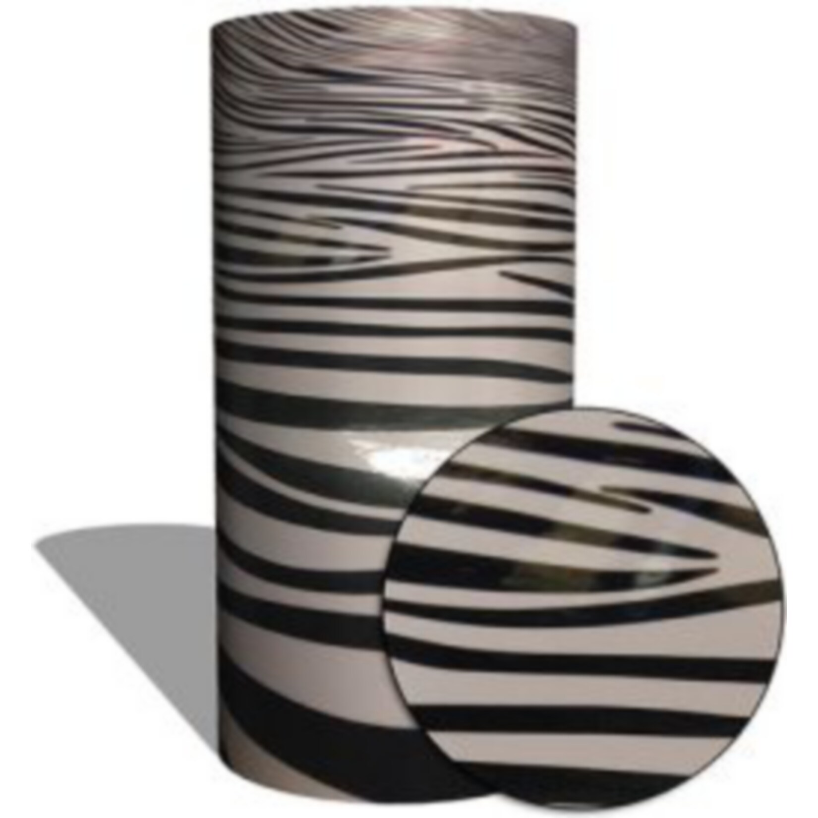 MAUK Carbon Folie Auto- K&uuml;chen- Deko- Folie "3D Zebra-stripe vinyl" - Bild 1
