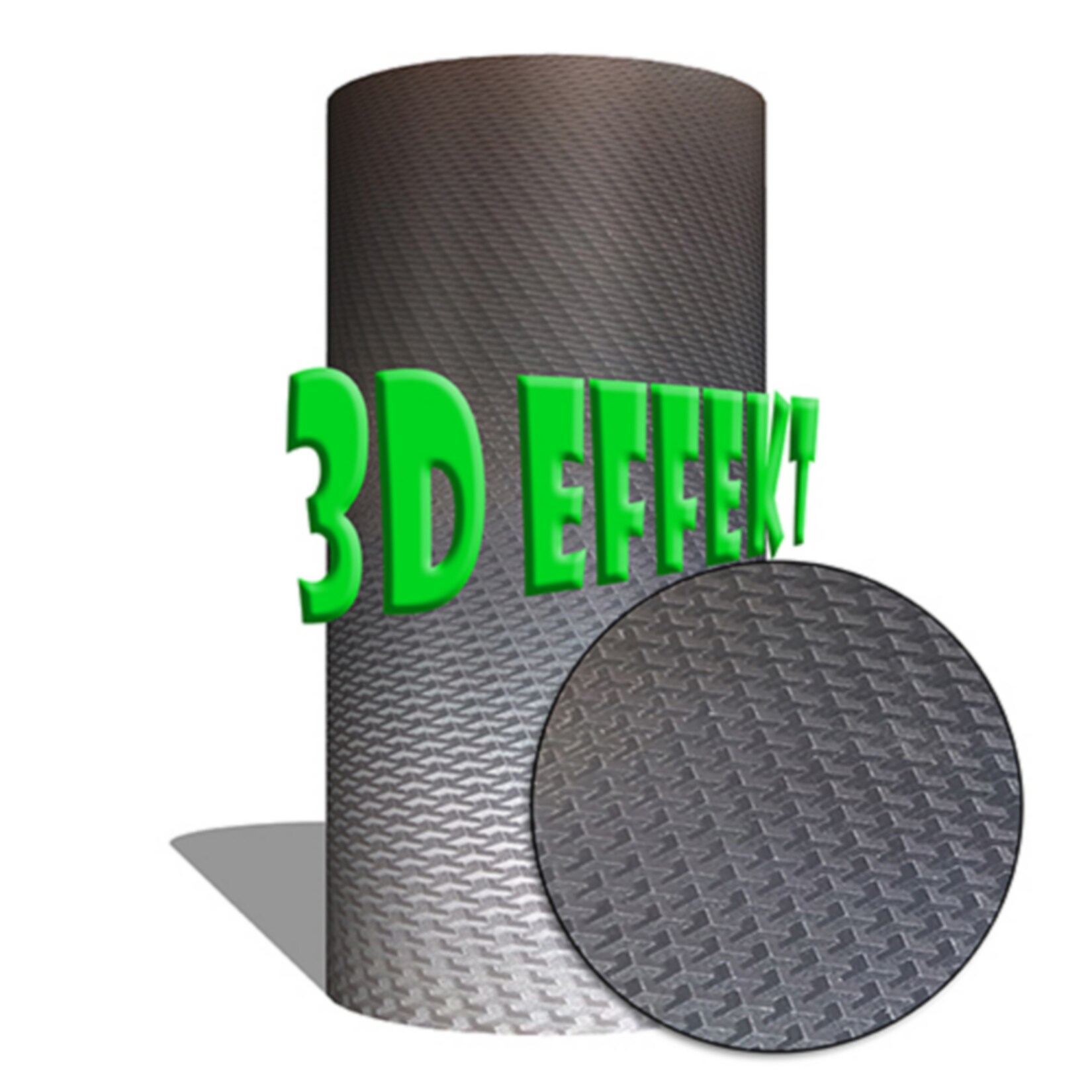 MAUK Carbon Folie Auto- K&uuml;chen- Deko- Folie "Penrsose Blocks 3D vinyl black" - Bild 1