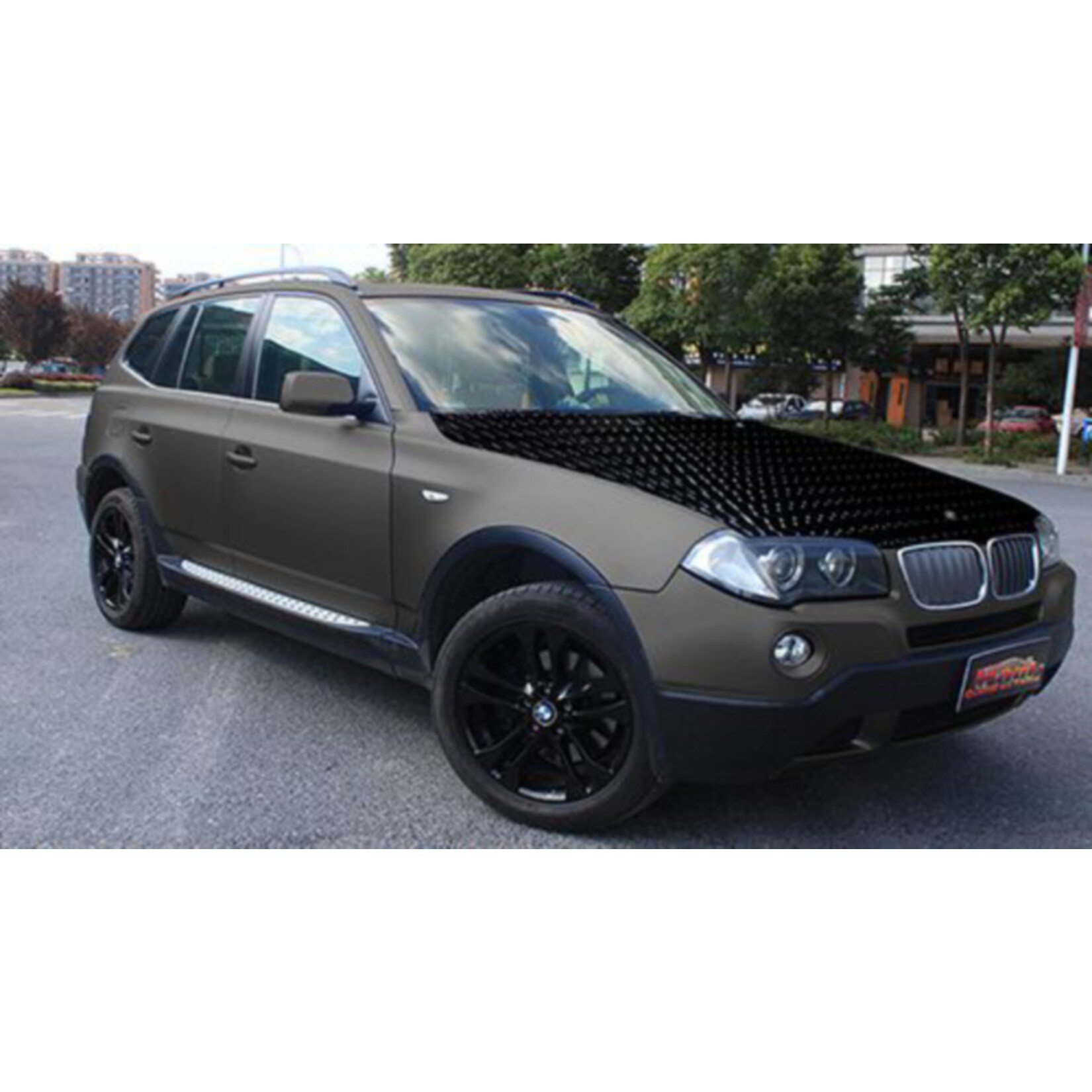 MAUK Carbon Folie Auto- K&uuml;chen- Deko- Folie "Lenticular vinyl BLACK" Ocular - Bild 1