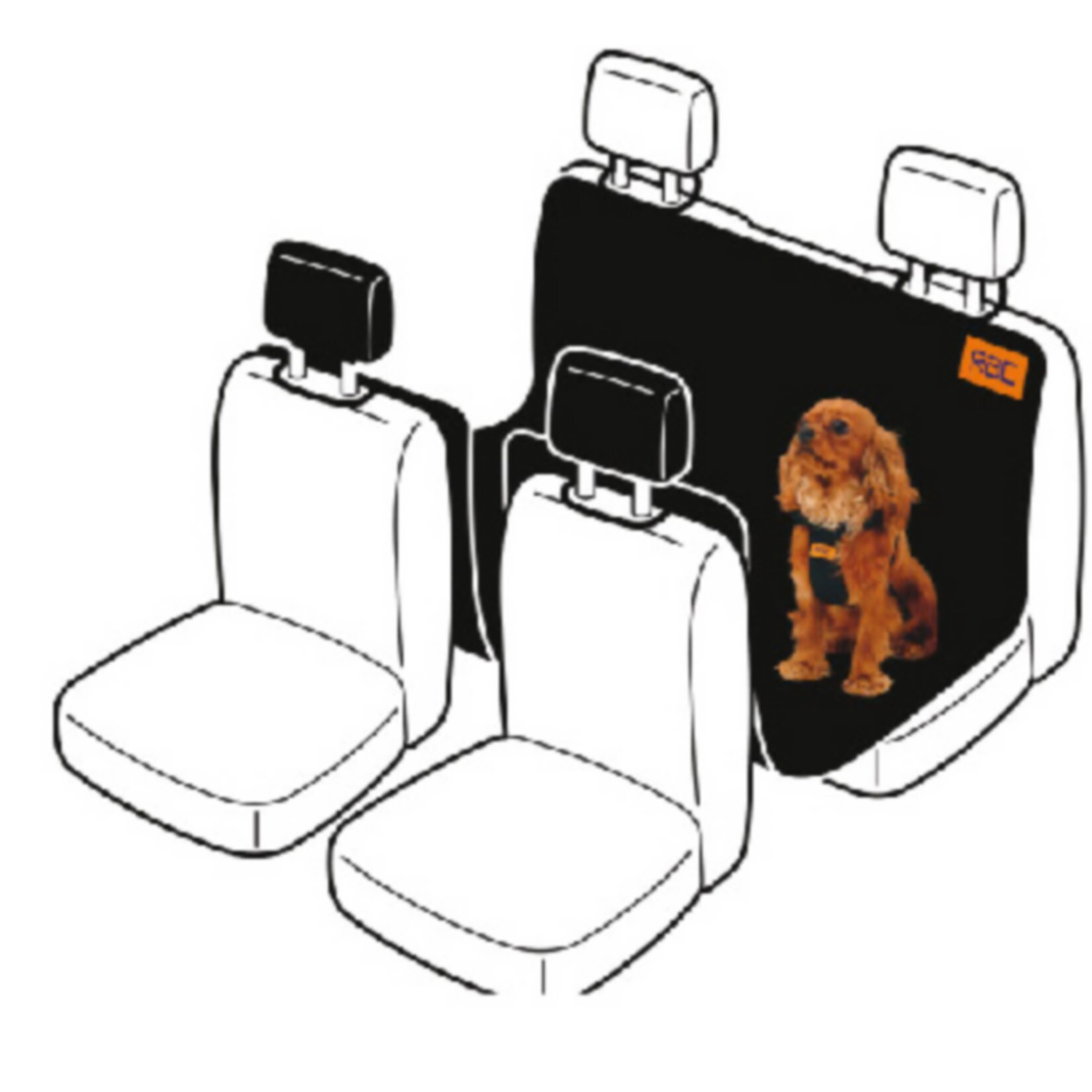 RAC - Autositz - Schondecke 148 x 127cm - Bild 1