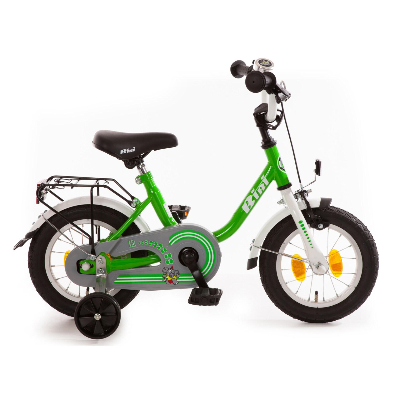 Bachtenkirch Kinderfahrrad "BiBi" gr&uuml;n/wei&szlig; 12,5" - Bild 1