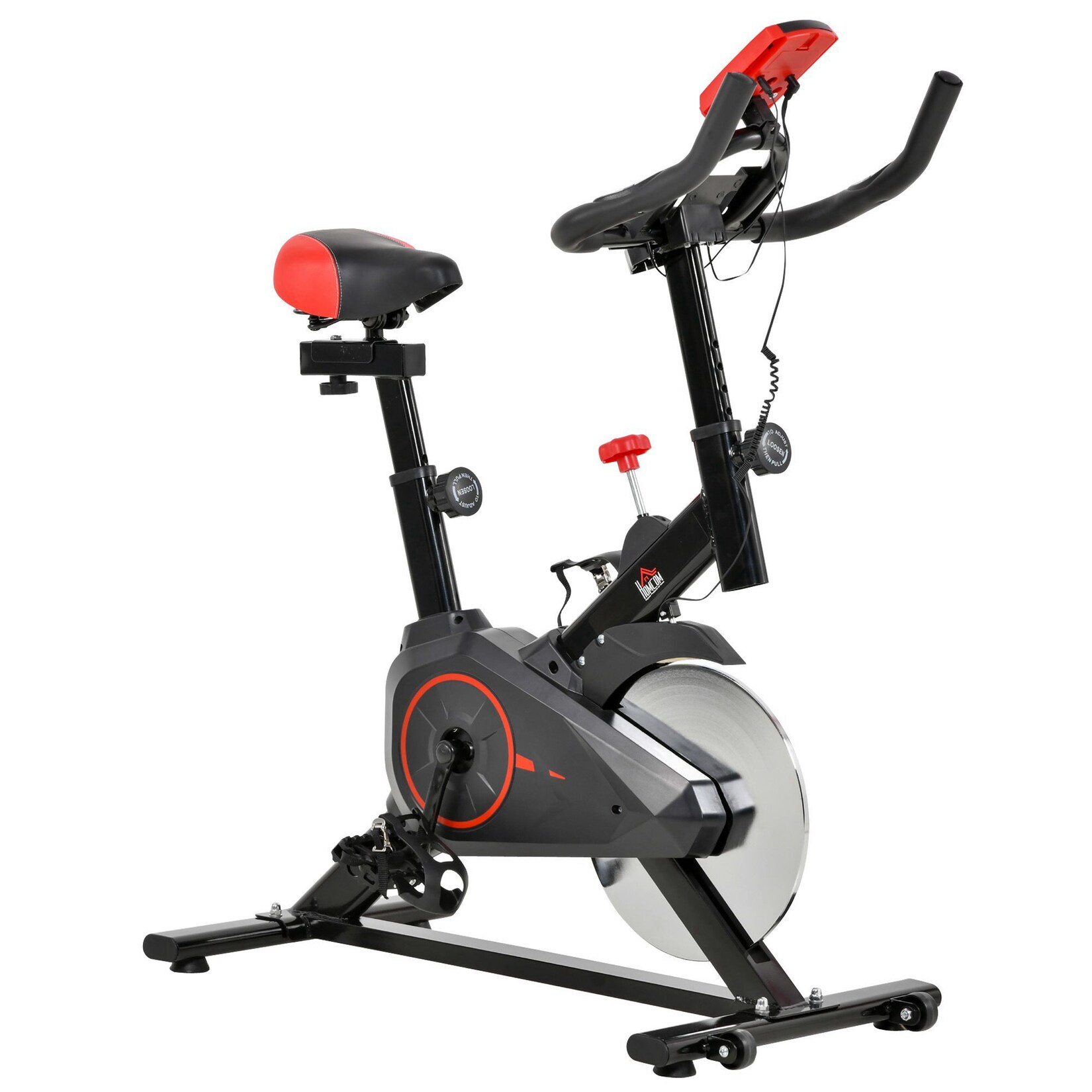 HOMCOM Fahrradtrainer Stahl, ABS | 04250871255085