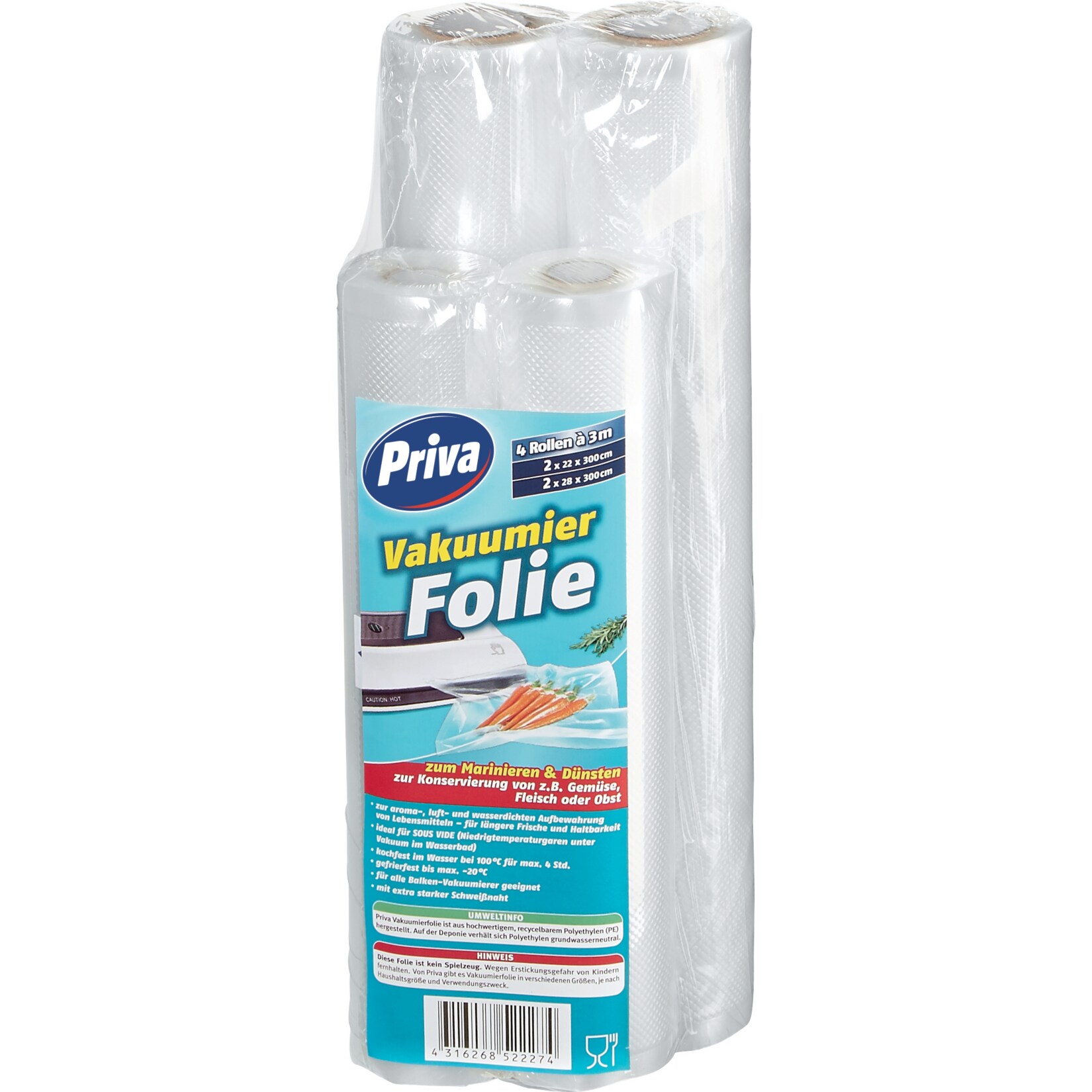 Vakuumierfolie, 4er Set - Bild 1