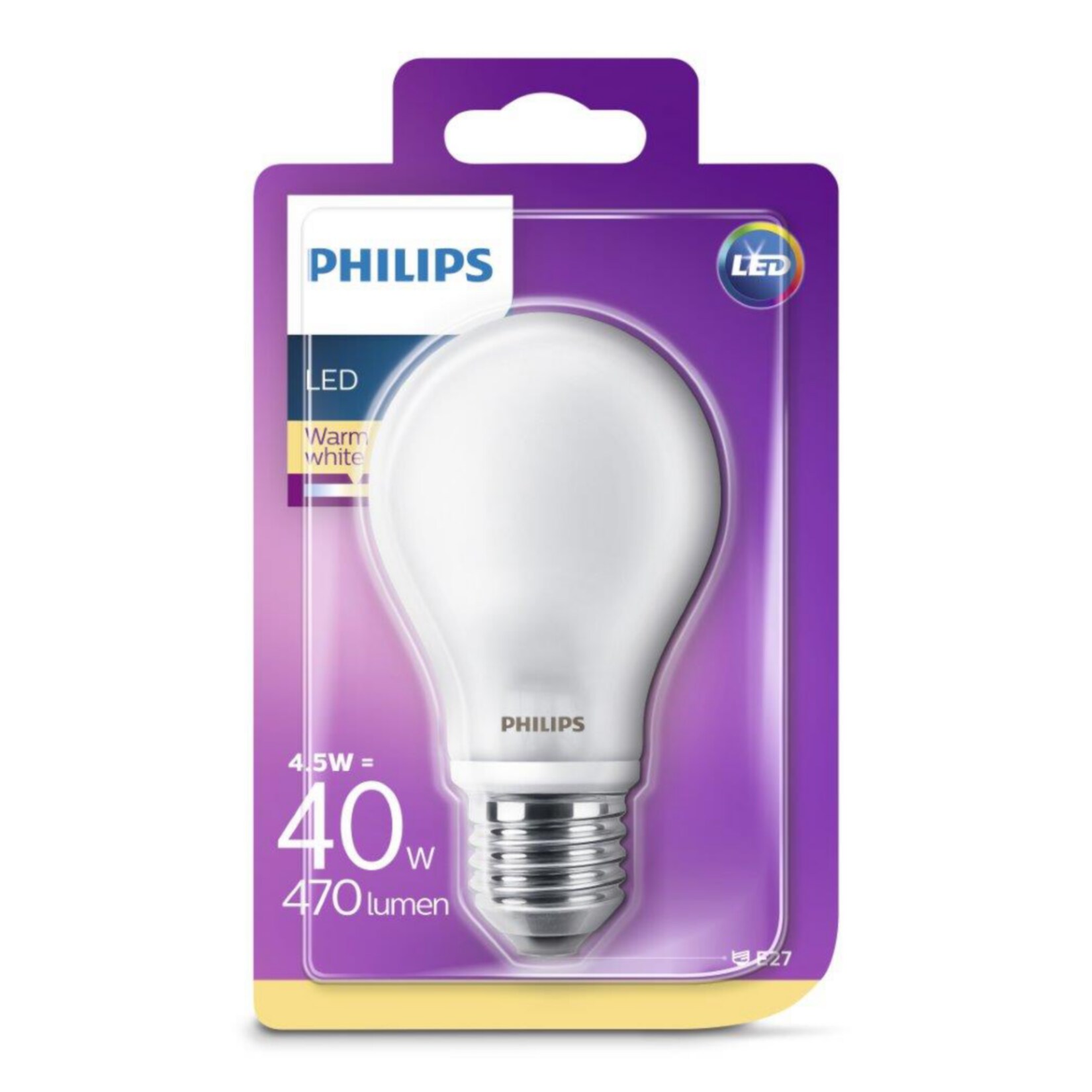 PHILIPS LED Leuchtmittel - Birne 40W A60 E27 - Bild 1