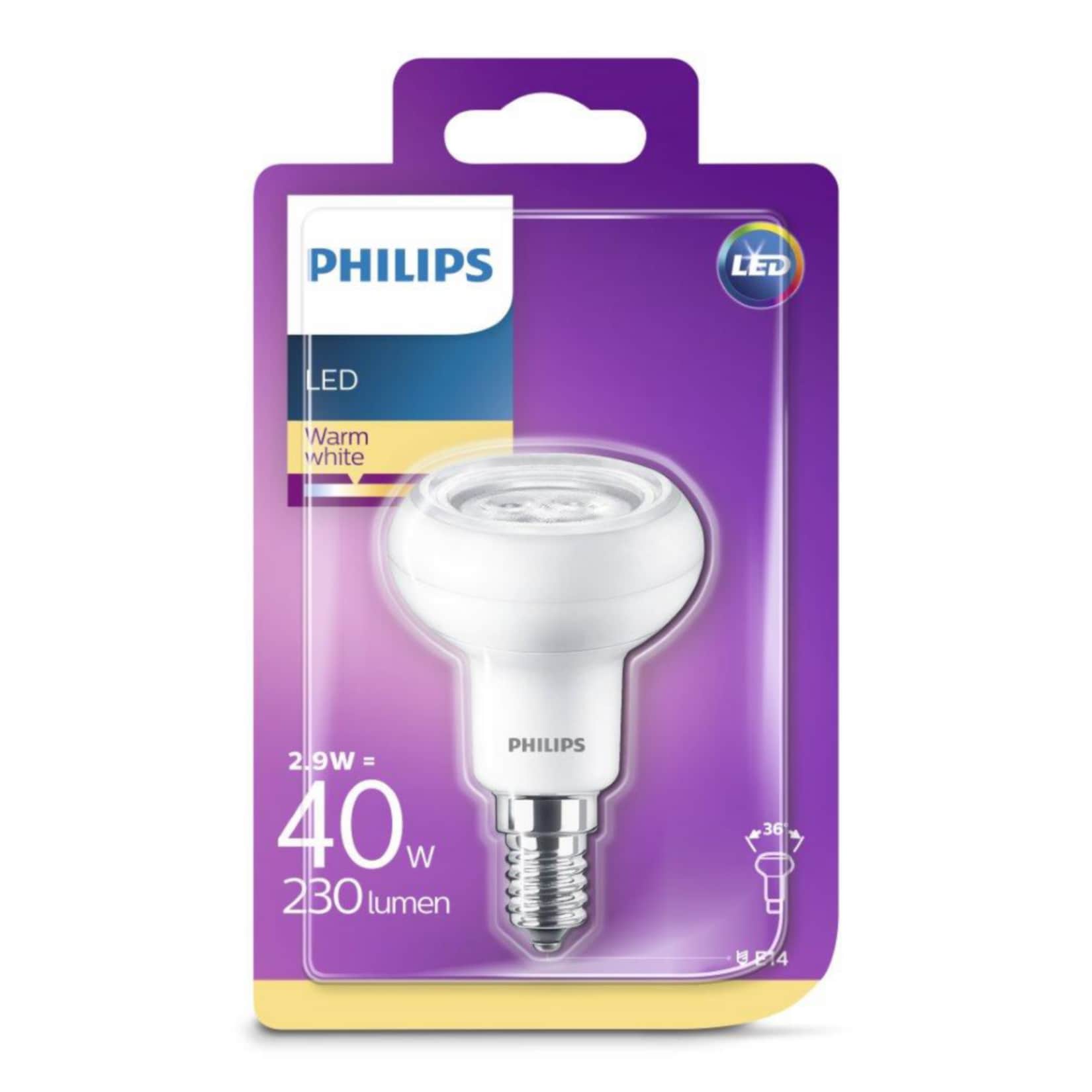 PHILIPS LED Leuchtmittel - Reflektor 40W R50 E14 - Bild 1