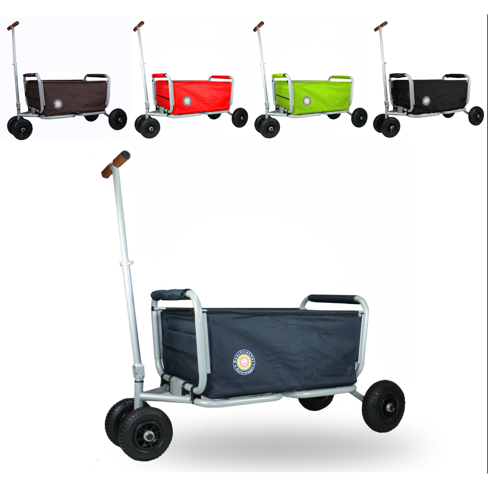 Beachtrekker Faltbarer Bollerwagen „LiFe“ inkl. Feststellbremse, blau | 00661799831437