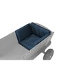 Beachtrekker Style Sitzkissen für Holzbollerwagen, Blau