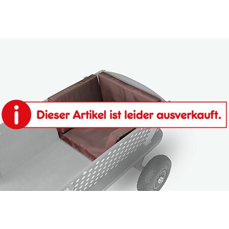 Beachtrekker Style Sitzkissen für Holzbollerwagen, Braun - Bild 1