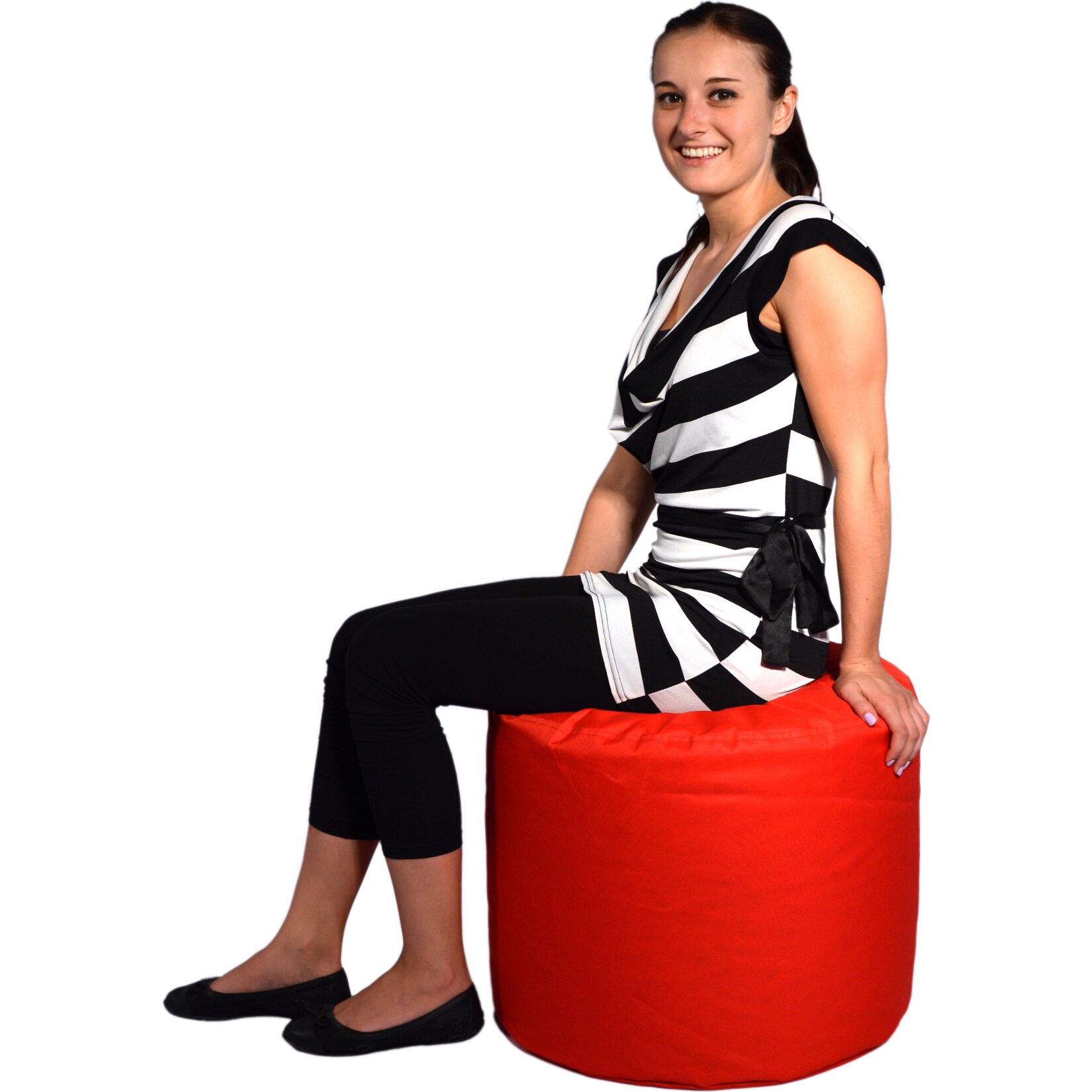 KINZLER Hocker rund, Outdoorfähig, Rot | 04024008053031