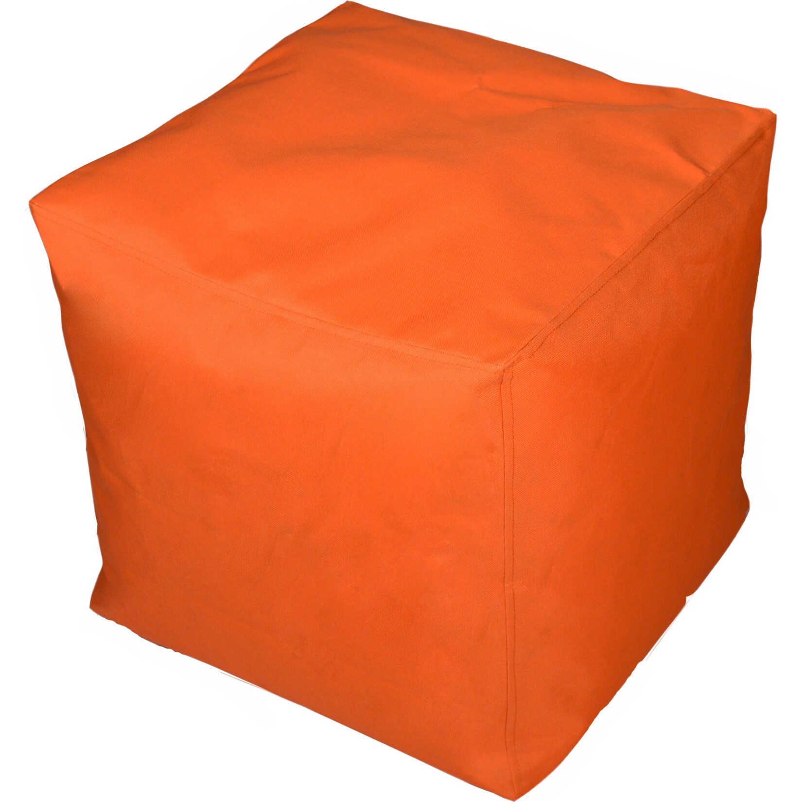 KINZLER Hocker eckig, Outdoorf&auml;hig, Orange - Bild 1
