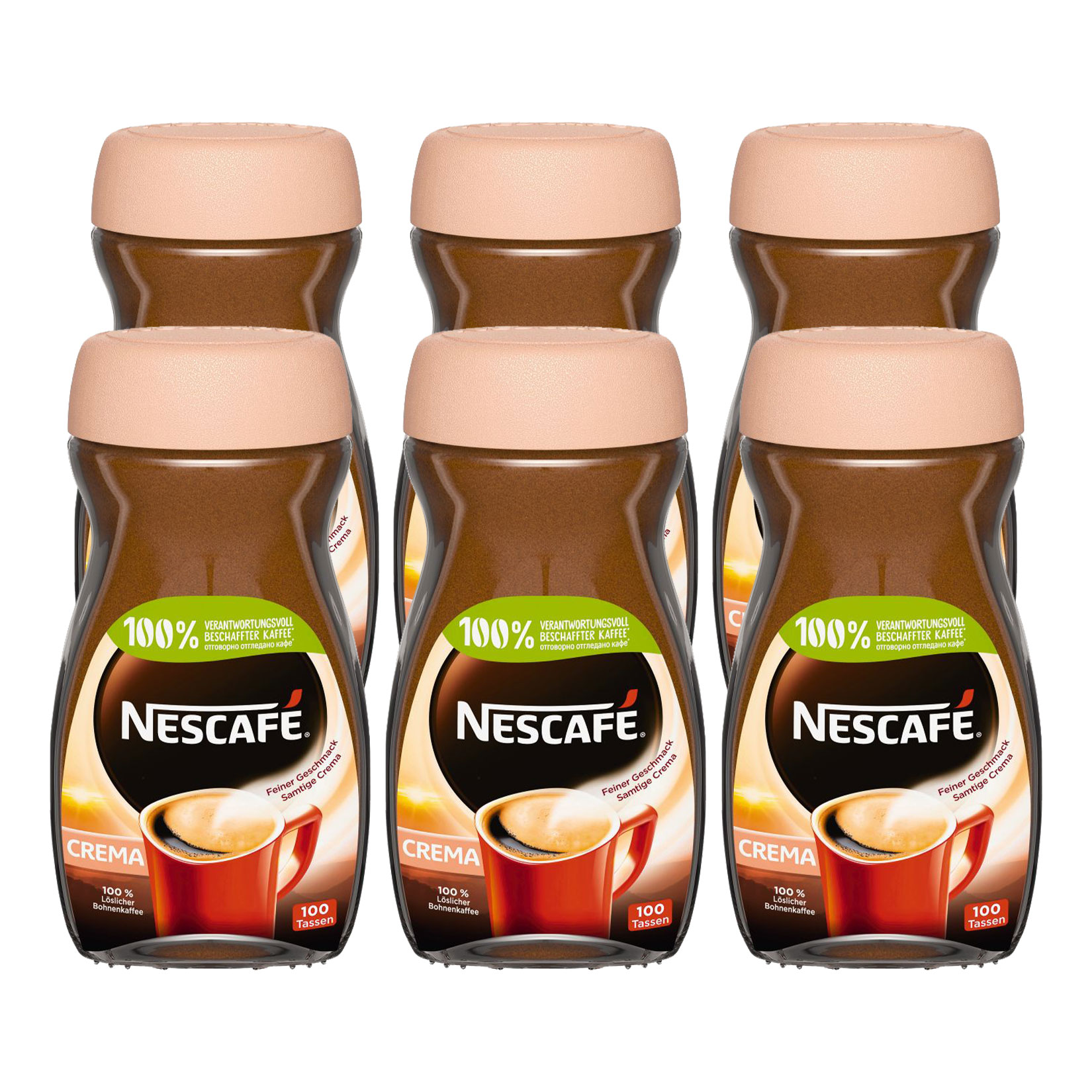 Nescaf&eacute; Classic Crema 200 g, 6er Pack - Bild 1