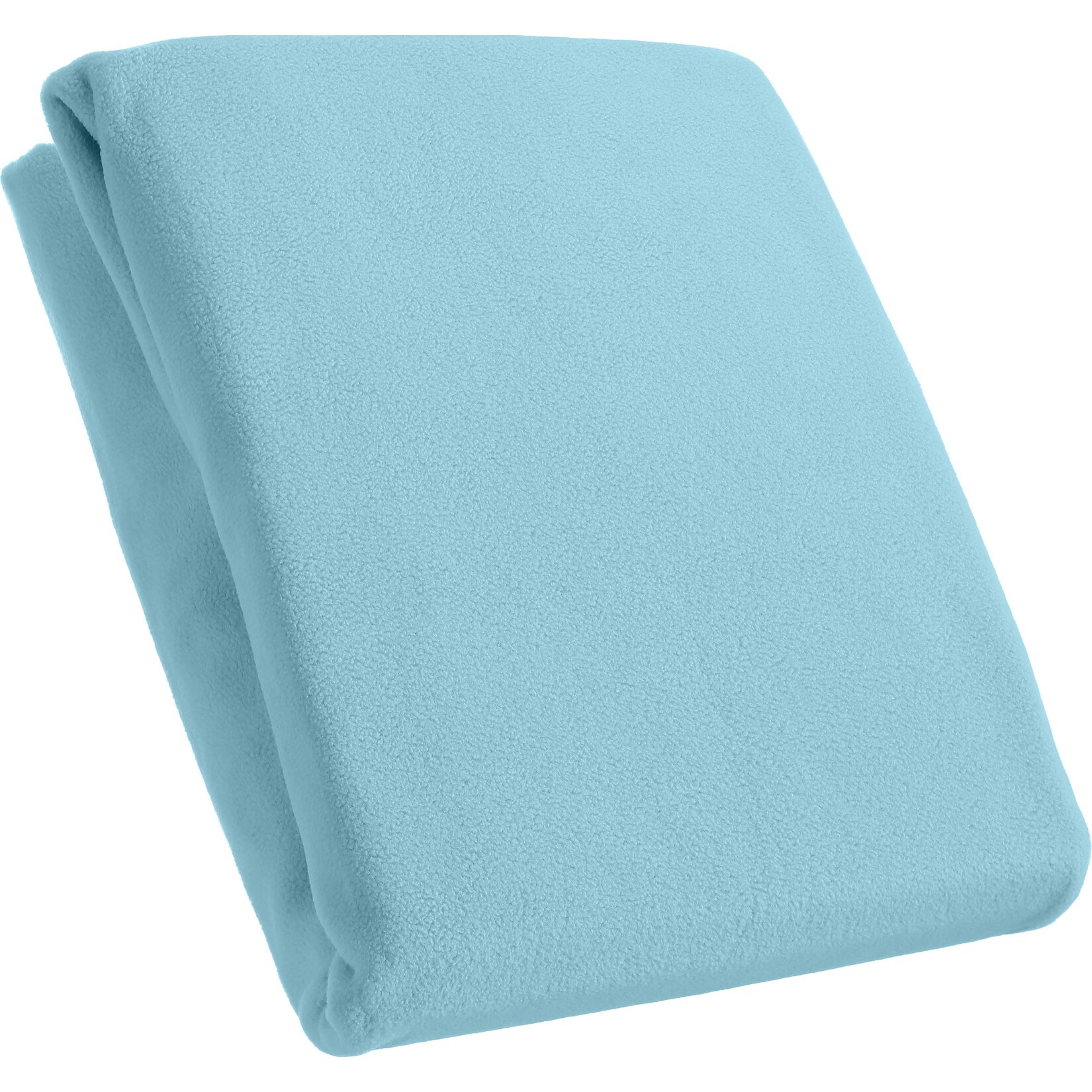 Kinzler Spannbetttuch Mikrofaser Fleece, hellblau  ca. 100 x 200 cm - Bild 1