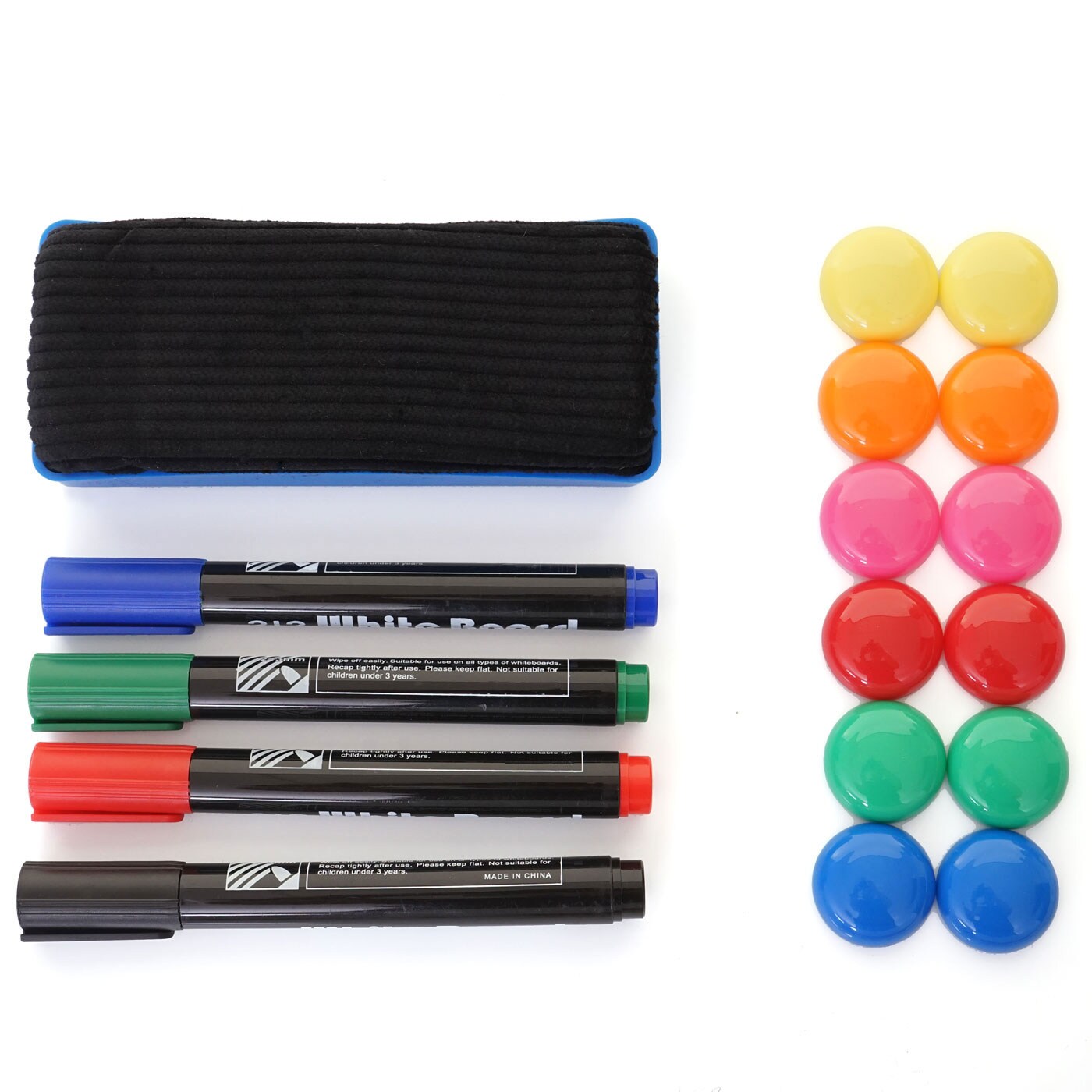 Whiteboard Zubehör MCW-C93, Memoboard-Set Magnet Boardmarker Schwamm | 04057651138992