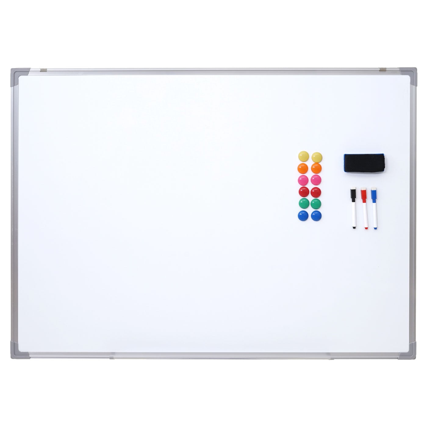 Whiteboard MCW-C84, Magnettafel Memoboard Pinnwand, inkl. Zubeh&ouml;r ~ 110x80cm - Bild 1