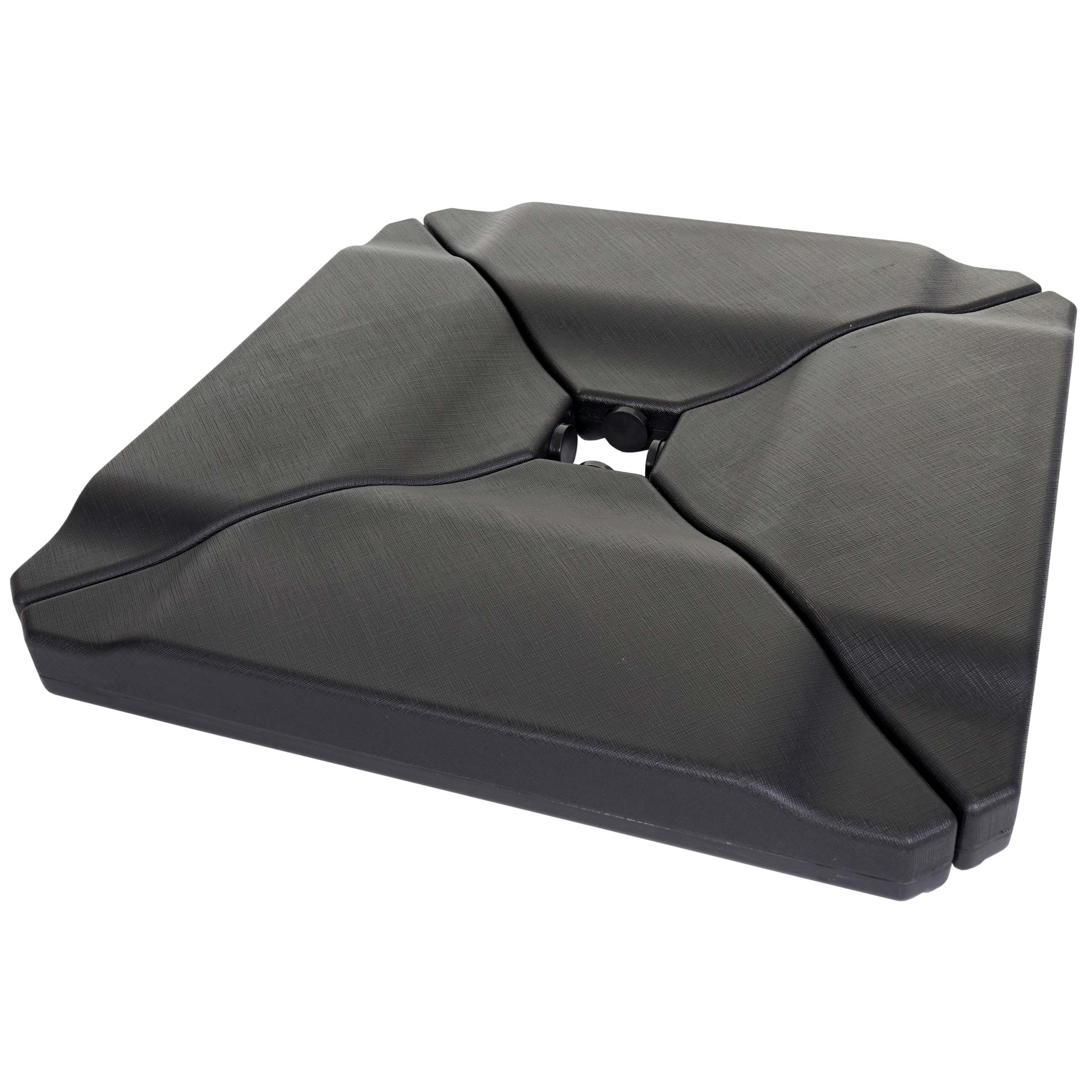 Schirmst&auml;nder MCW-A40, Ampelschirmst&auml;nder Marktschirmst&auml;nder f&uuml;r Bodenkreuz, 80kg - Bild 1