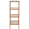 Badregal MCW-B18, Badezimmer Badschrank Standregal, Bambus ~ 110x34x33cm  online kaufen bei Netto