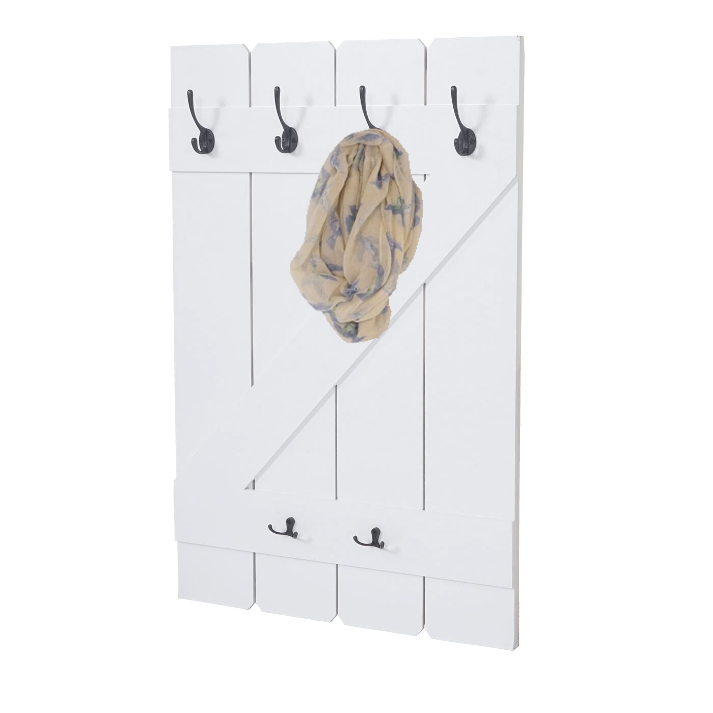 Wandgarderobe MCW-D13, Garderobe Garderobenpaneel, 6 Haken