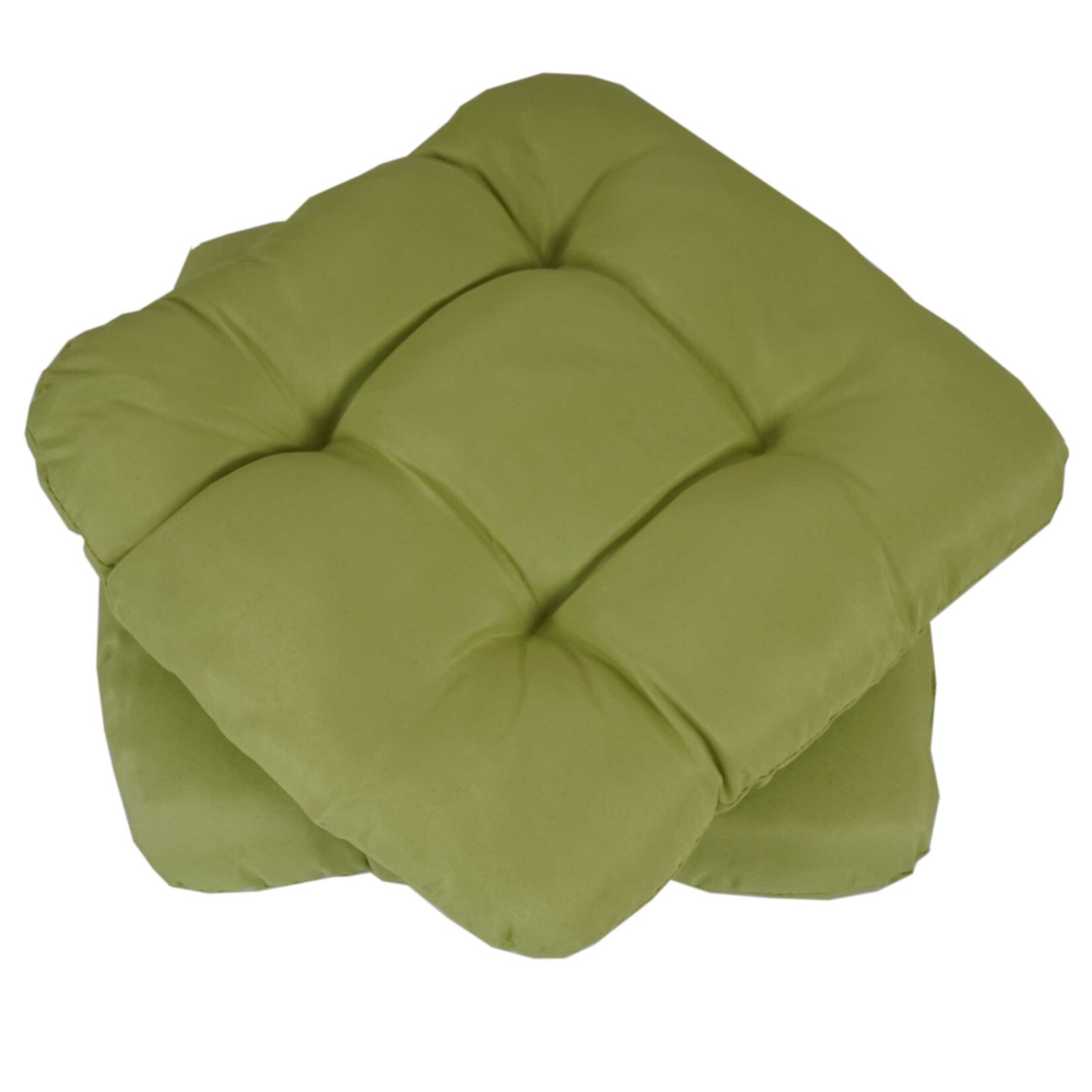 2er-Set Sitzkissen Milano, Stuhlkissen Kissen, 41x38x8cm ~hellgrün | 04052826182756