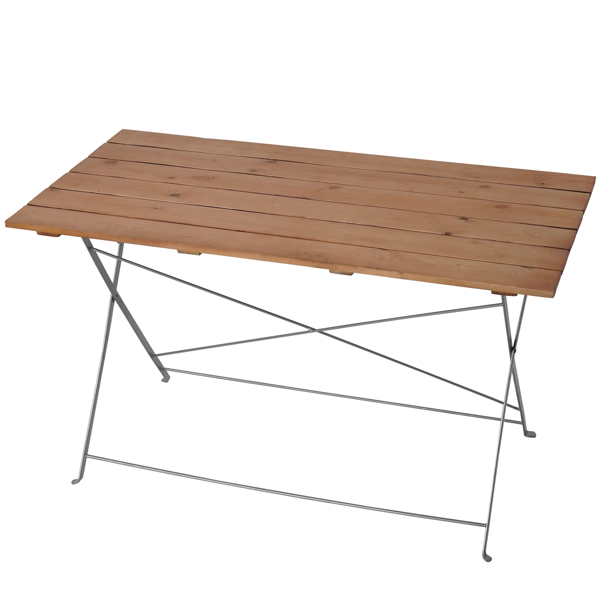 Biergartentisch Garmisch, Klapptisch Gartentisch, lackiert 120x60x70cm ~ natur - Bild 1