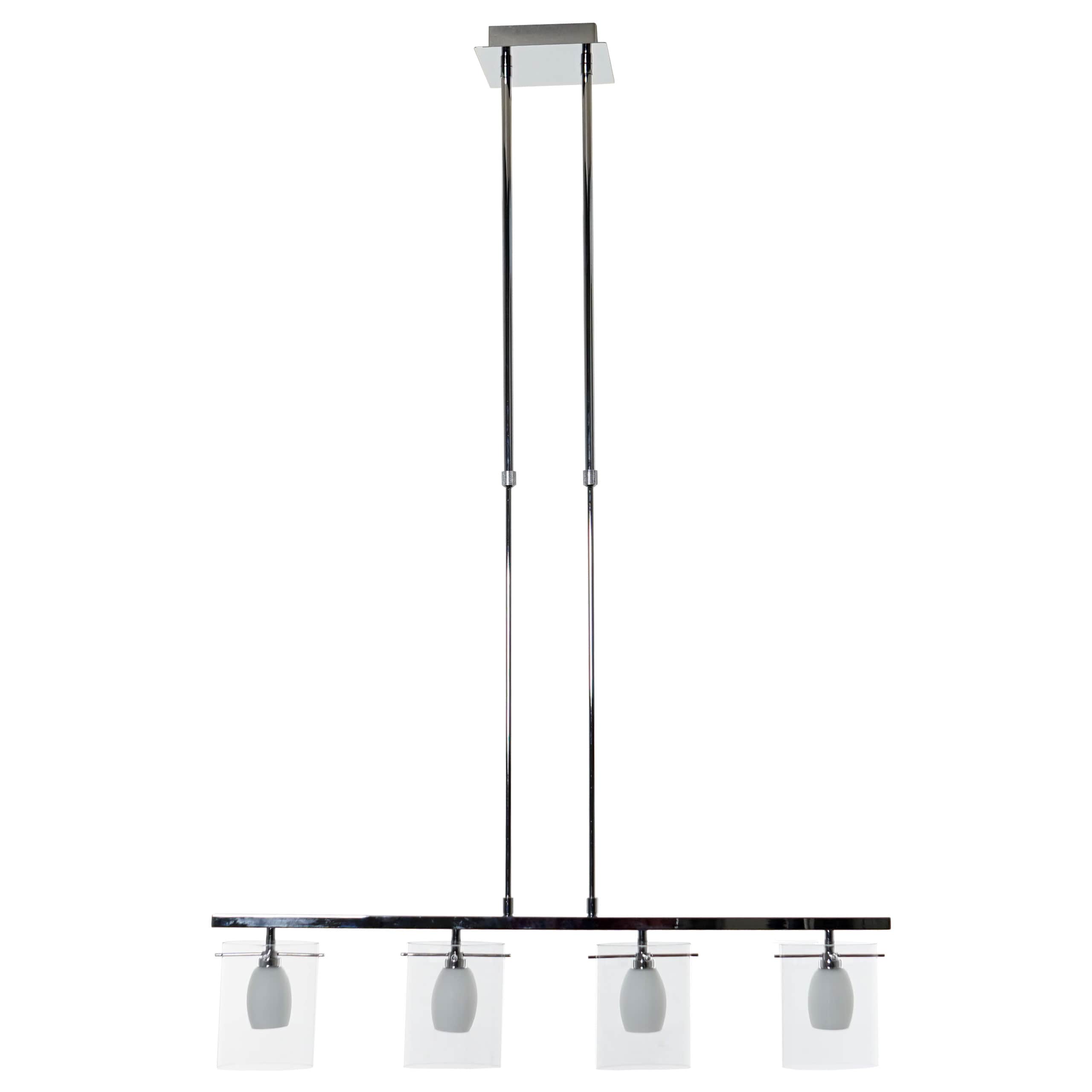 Pendelleuchte HW176, Deckenleuchte H&auml;ngeleuchte Deckenlampe, 4-flammig - Bild 1