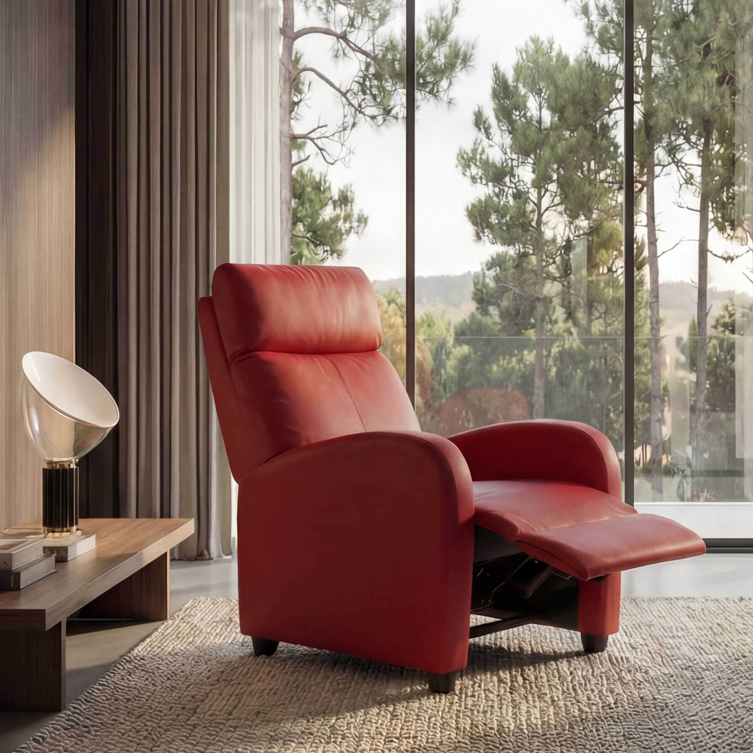 Fernsehsessel Relaxsessel Liege Sessel Dallas, Kunstleder - Bild 1