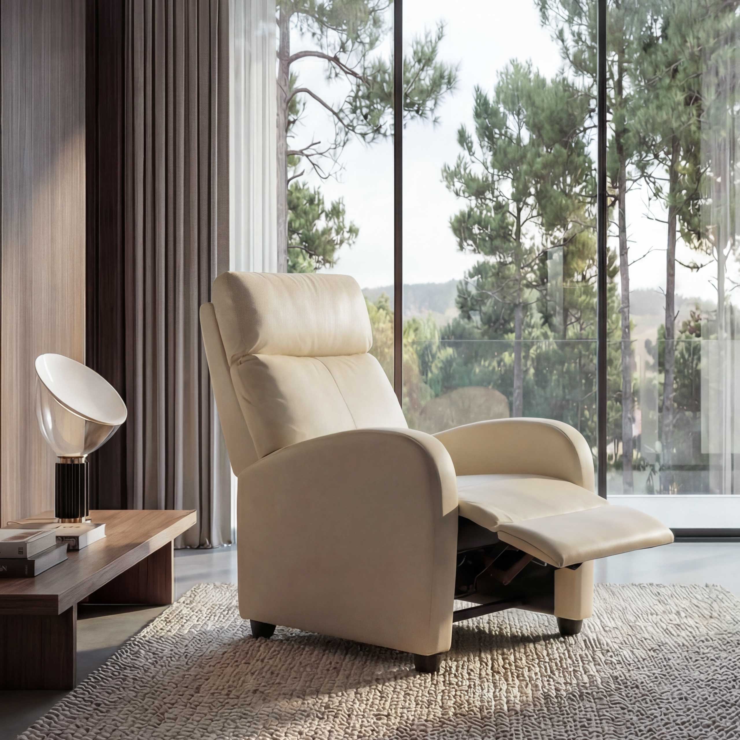 Fernsehsessel Relaxsessel Liege Sessel Dallas, Kunstleder - Bild 1