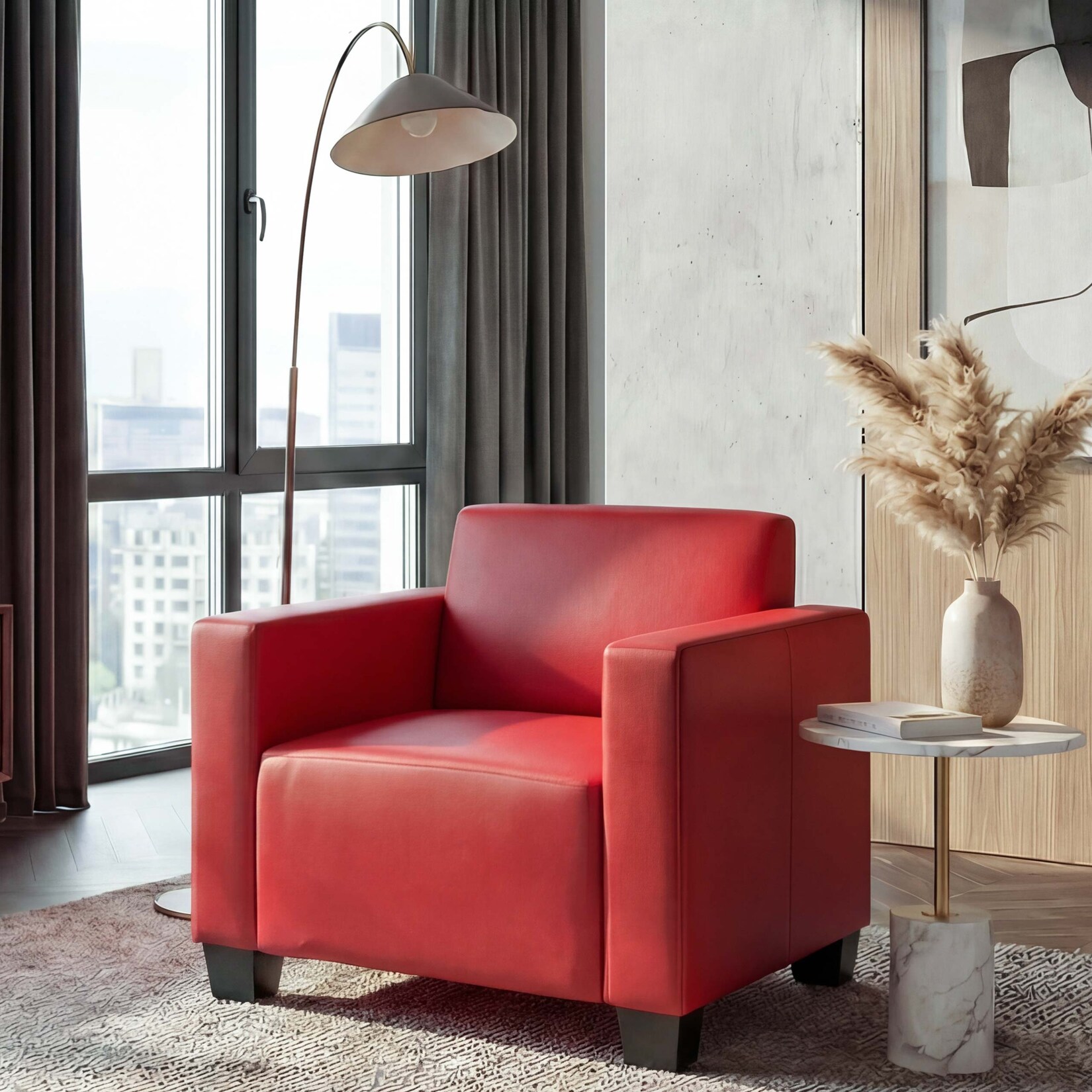 Sessel Loungesessel Moncalieri ~ rot