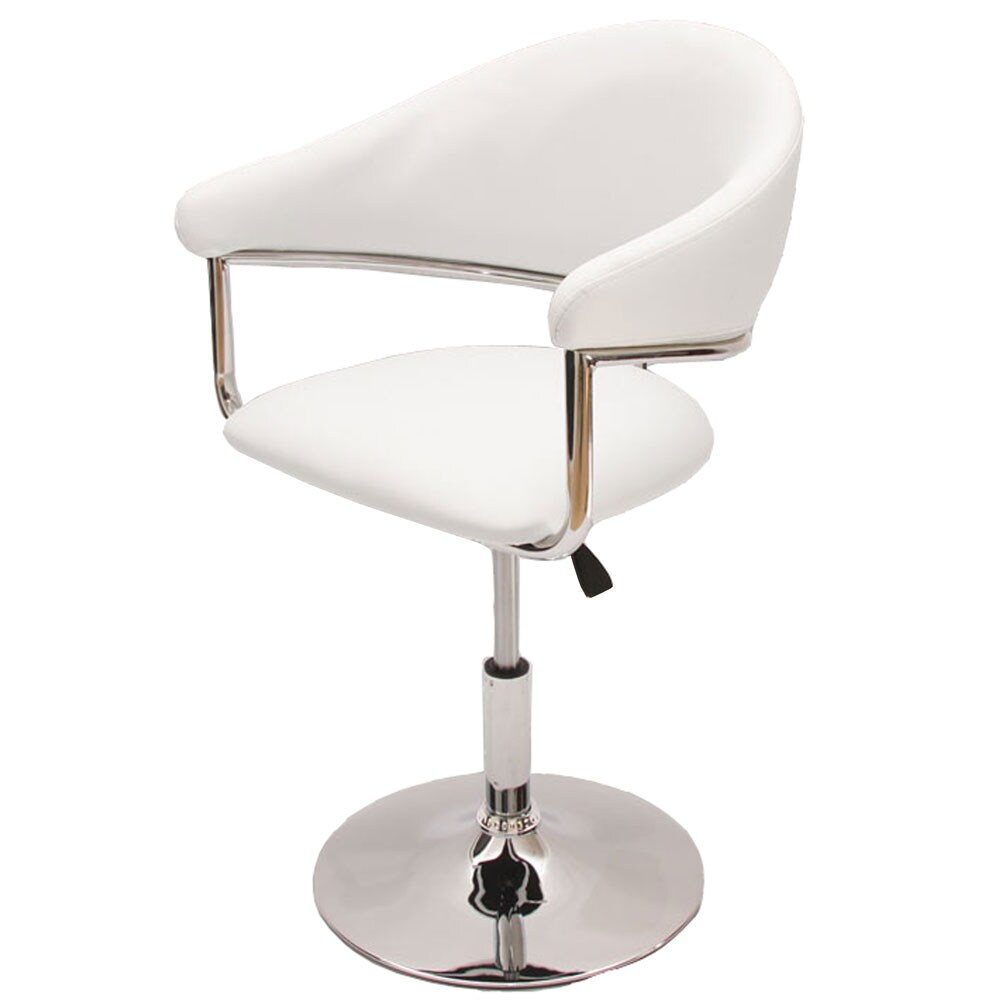 Esszimmerstuhl Civitavecchia, Drehstuhl Stuhl, Kunstleder ~ weiß | 04052826131631