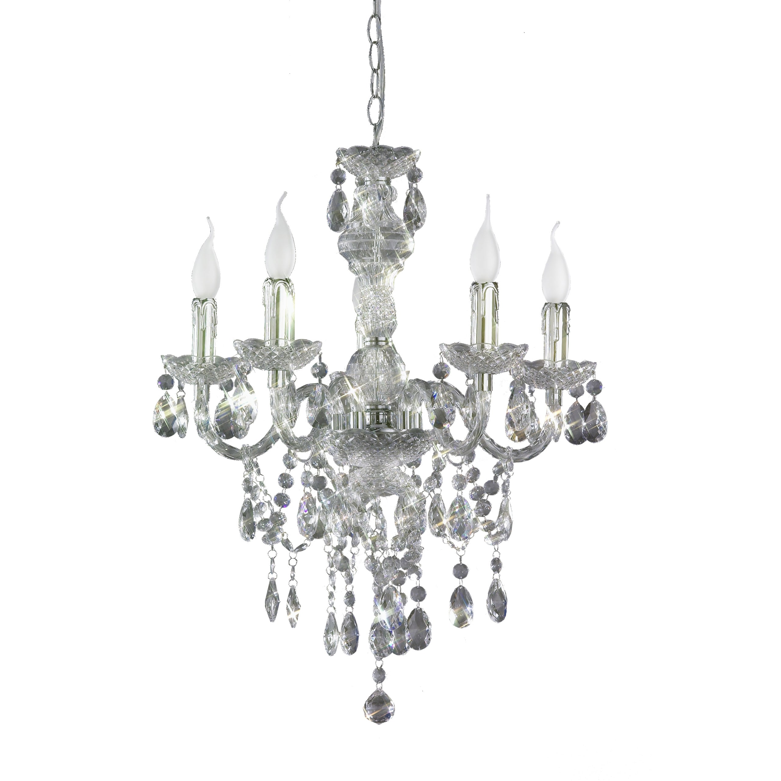 Reality Acryl Tarent Kronleuchter 5-flammig ~ klar - Bild 1