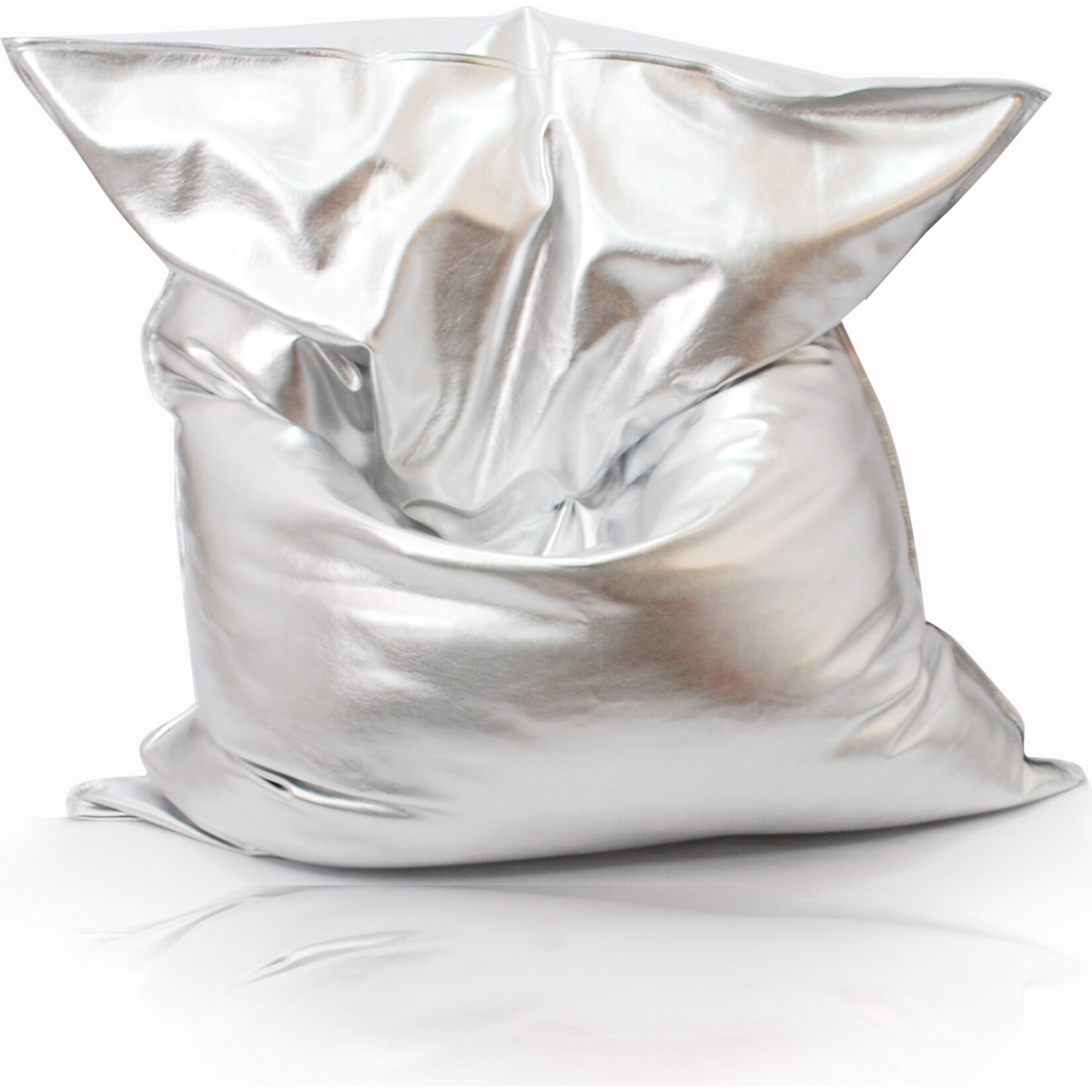 KINZLER Riesen-Sitzsack "Nugget", silber - Bild 1