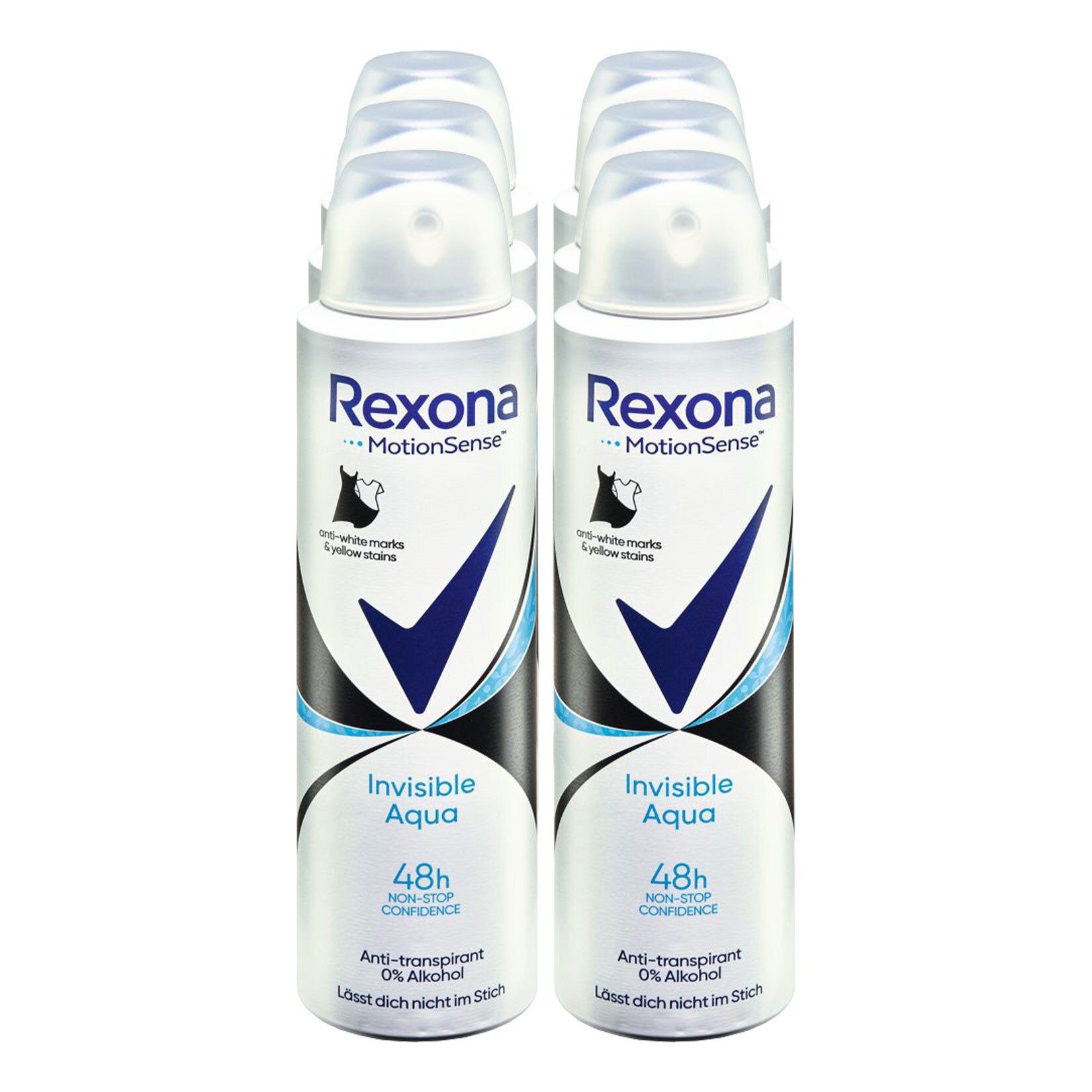 Rexona Deospray Aqua 150 ml, 6er Pack - Bild 1