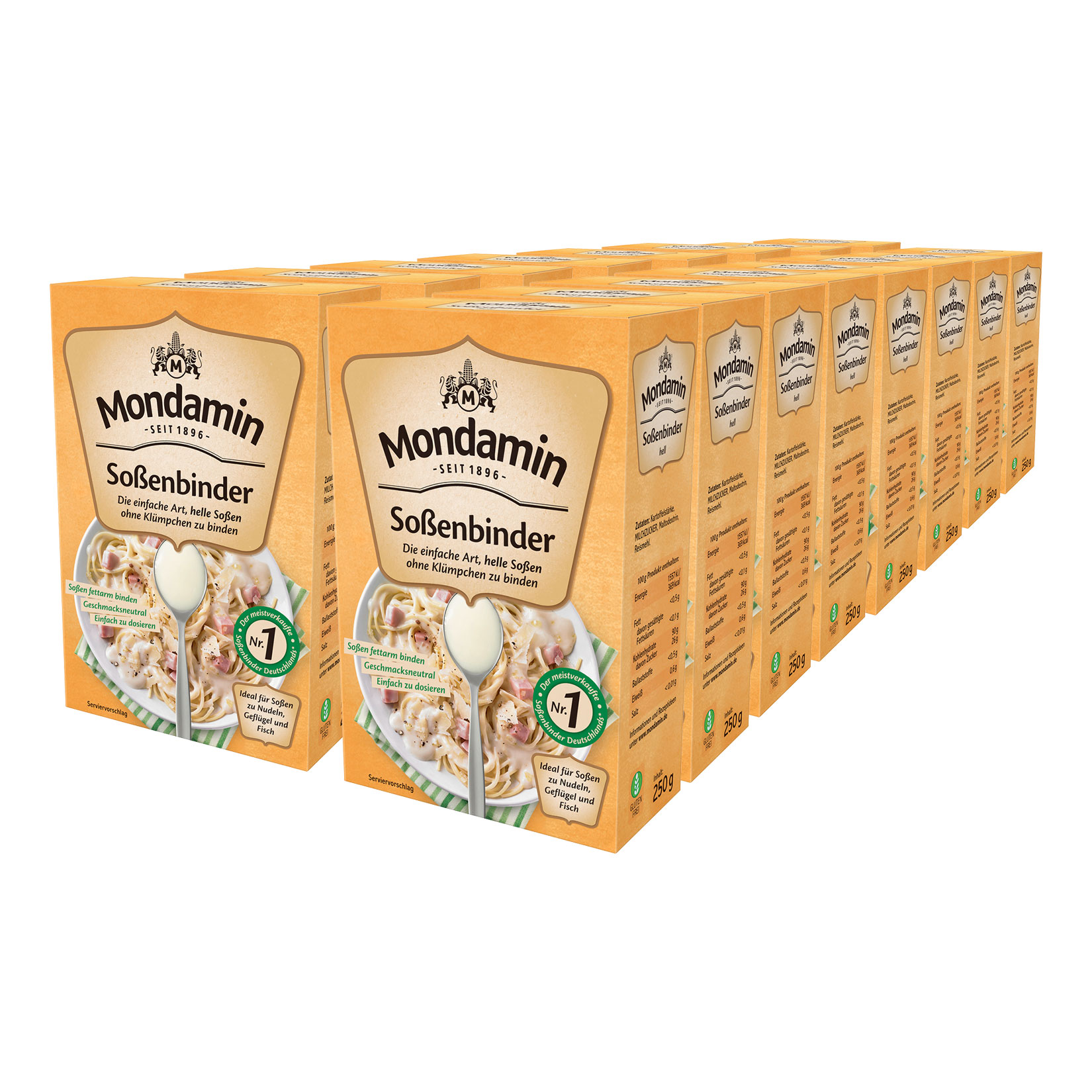 Mondamin So&szlig;enbinder hell 250 g, 16er Pack - Bild 1