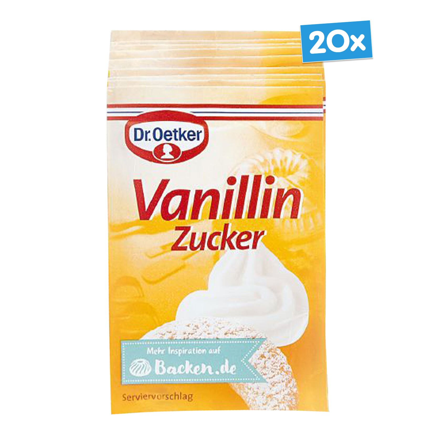 Dr. Oetker Vanillin-Zucker 10 x 8 g, 20er Pack | 04000521124939