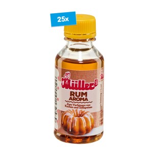 Müller Rum Aroma 30 ml, 25er Pack - Bild 1