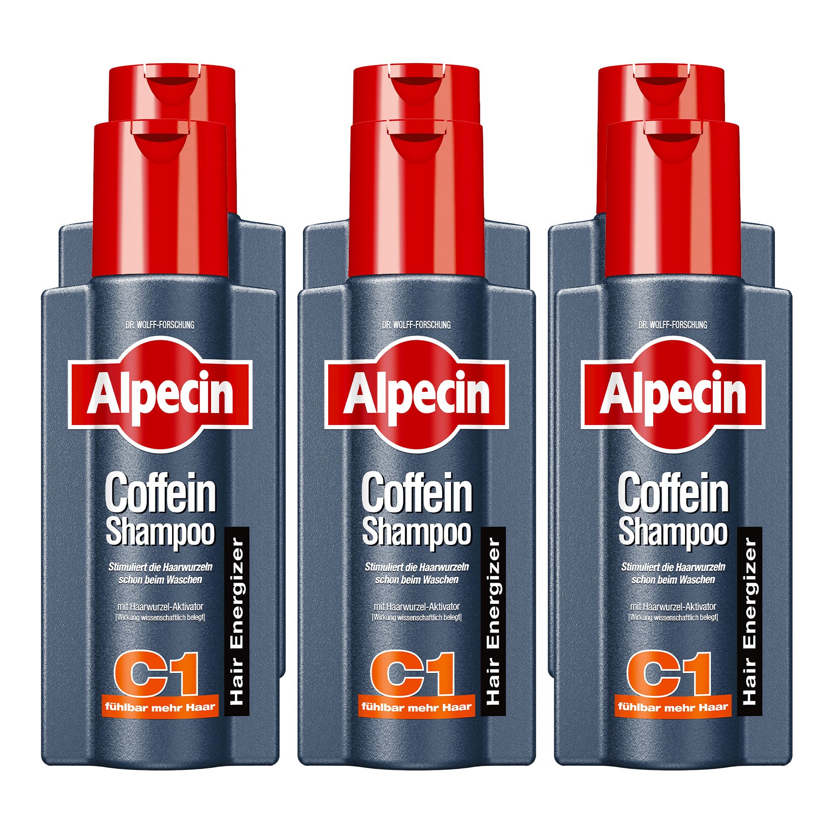 Alpecin Coffein Shampoo C1 250 ml, 6er Pack | 04008666211200
