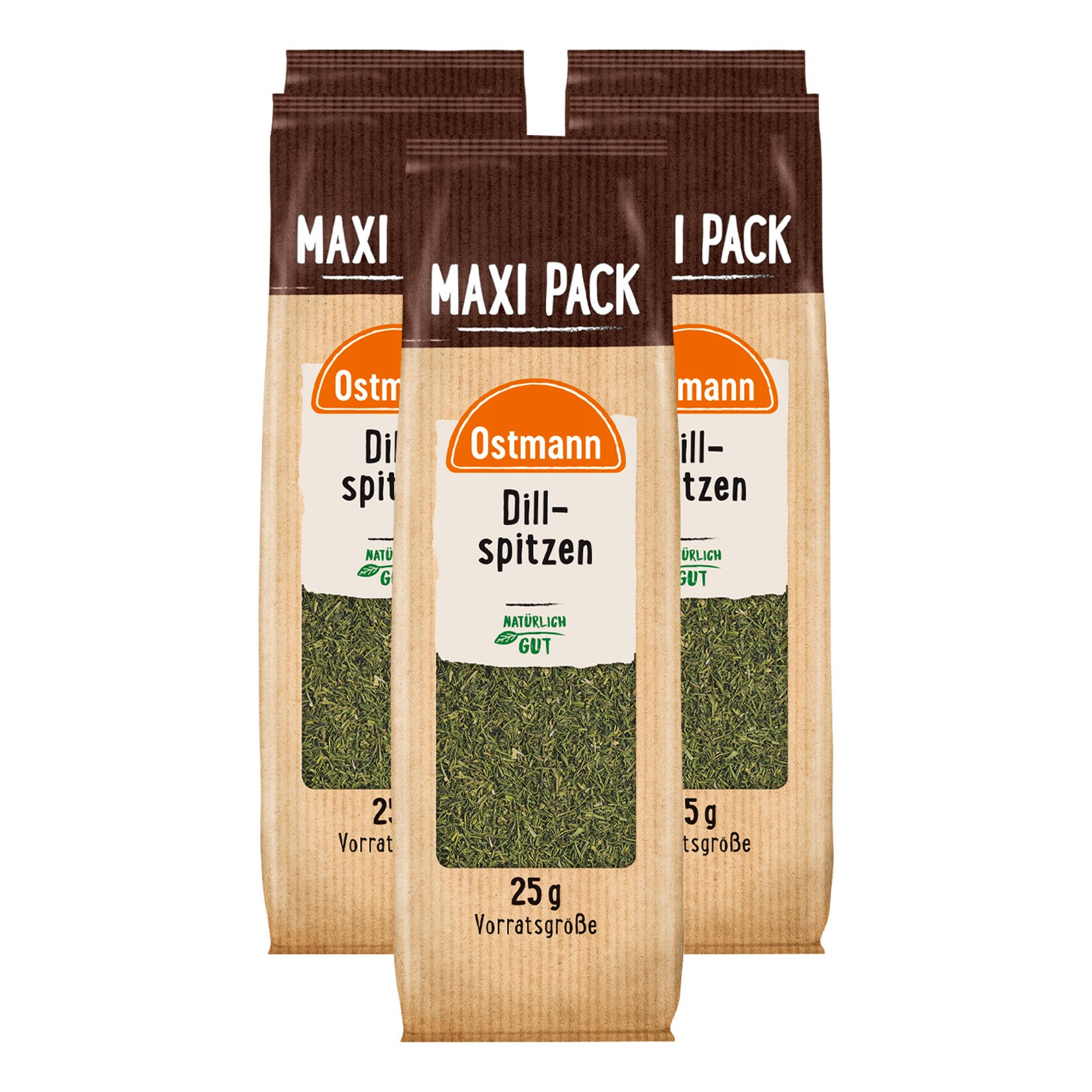 Ostmann Dillspitzen Nachf&uuml;llbeutel 25 g, 5er Pack - Bild 1