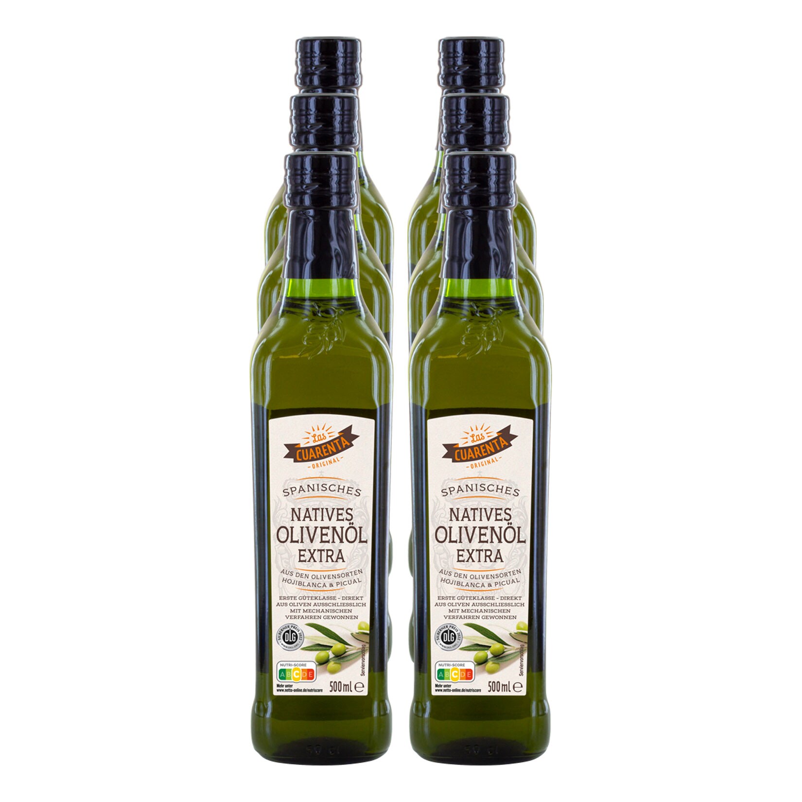 Las Cuarenta Oliven&ouml;l 500 ml, 6er Pack - Bild 1