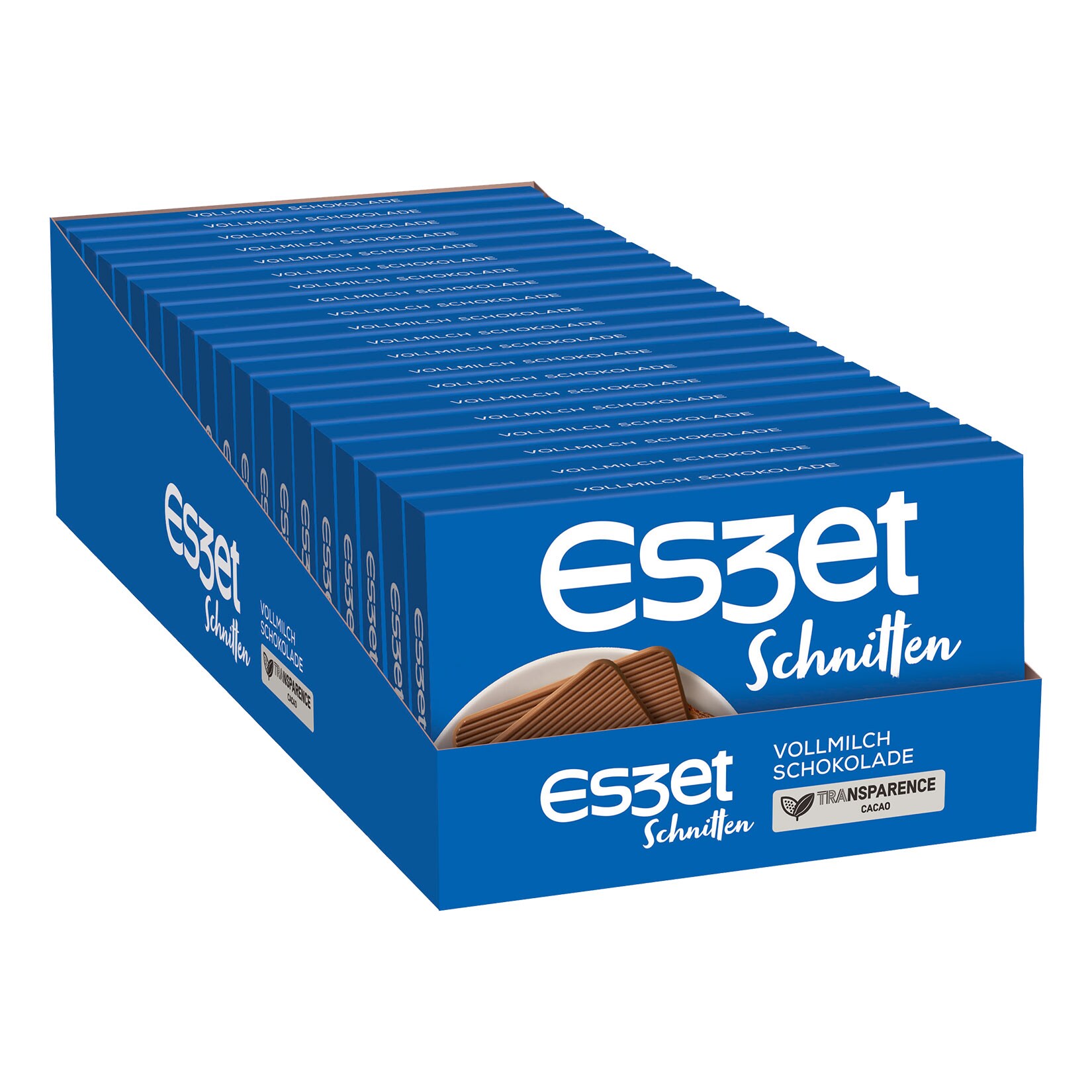 Stollwerck Eszet Schnitten Vollmilch 75 g, 20er Pack - Bild 1