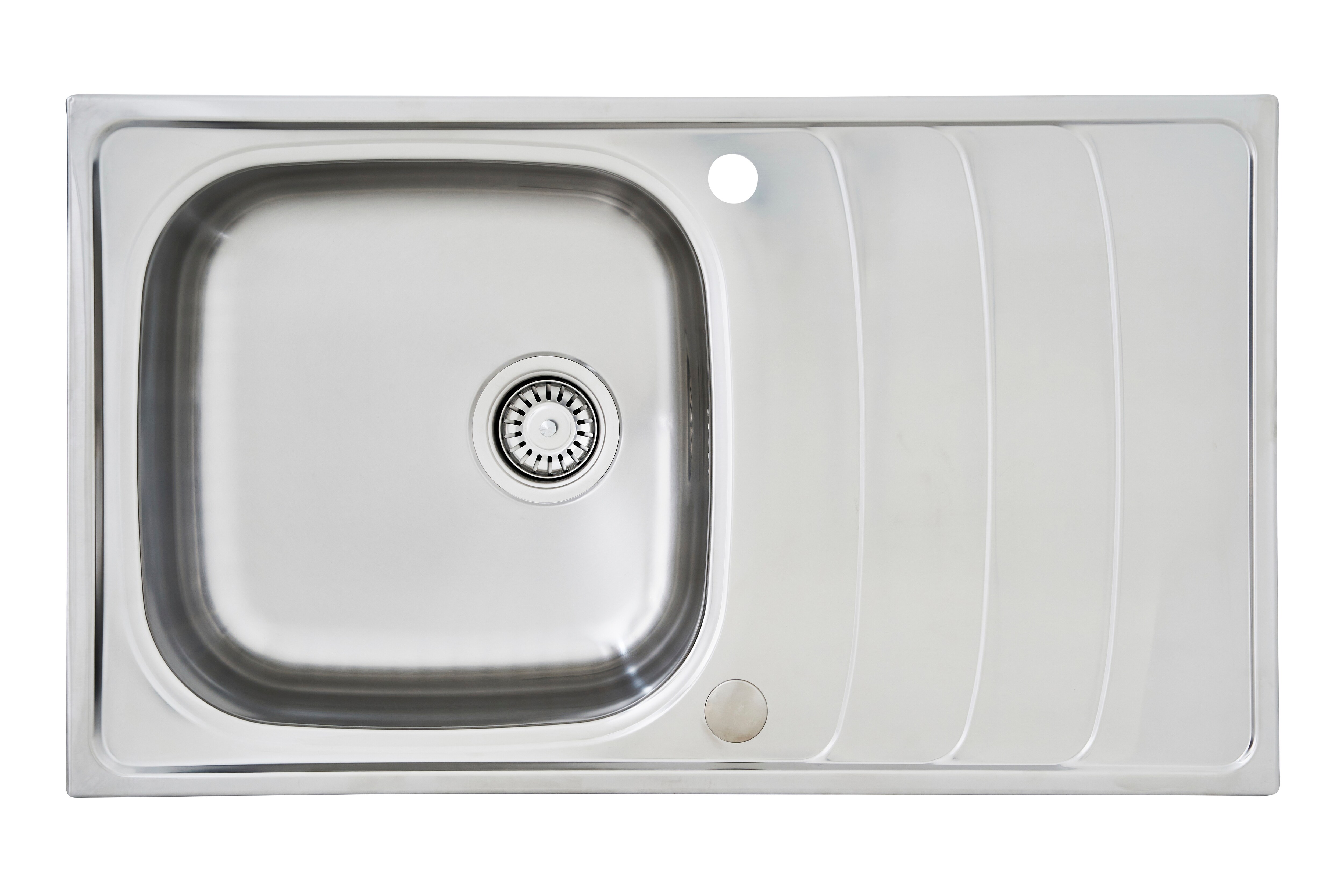 Respekta Edelstahlsp&uuml;le Miami 86x50 cm - Bild 1