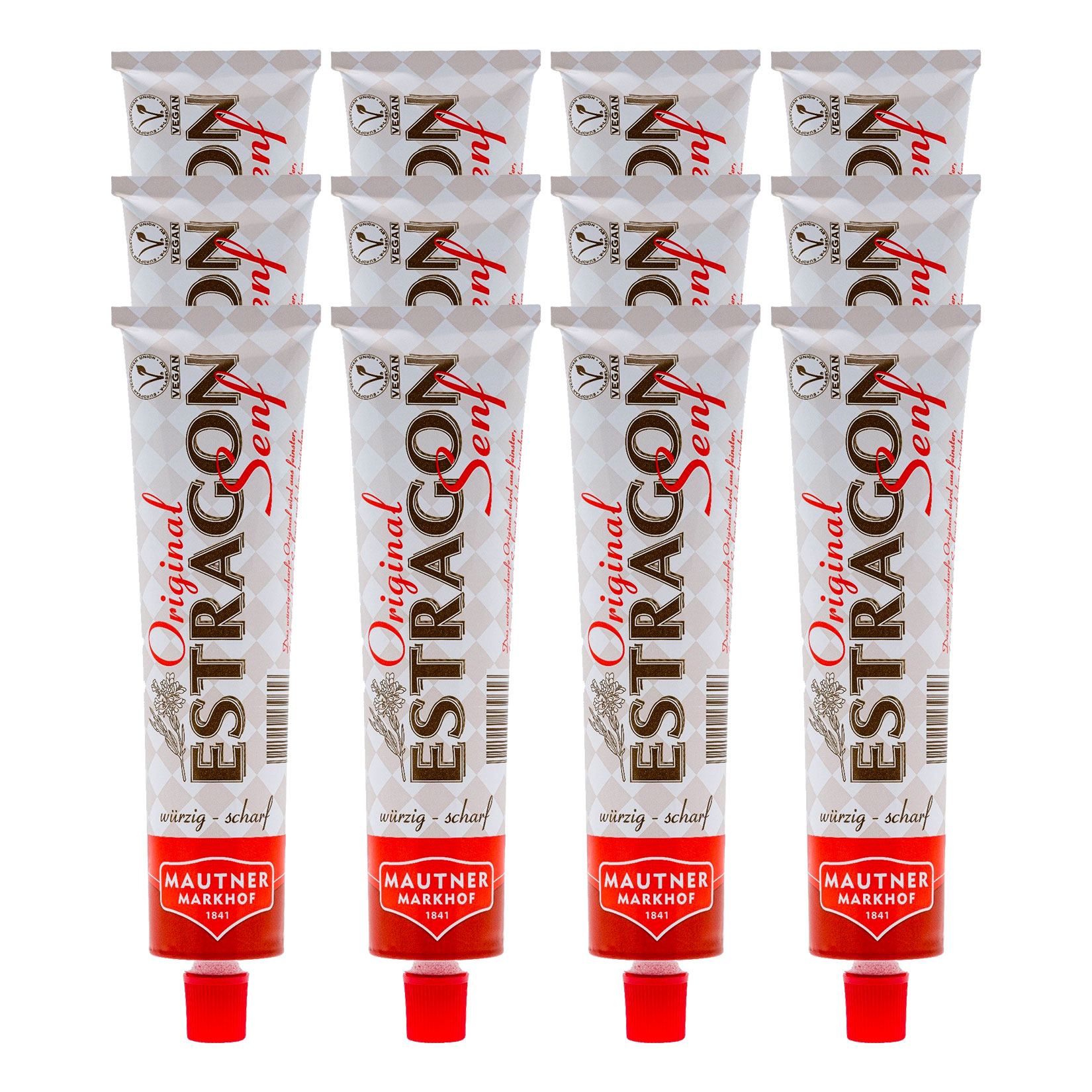 Mautner Markhof Estragon Senf 200 g, 12er Pack - Bild 1