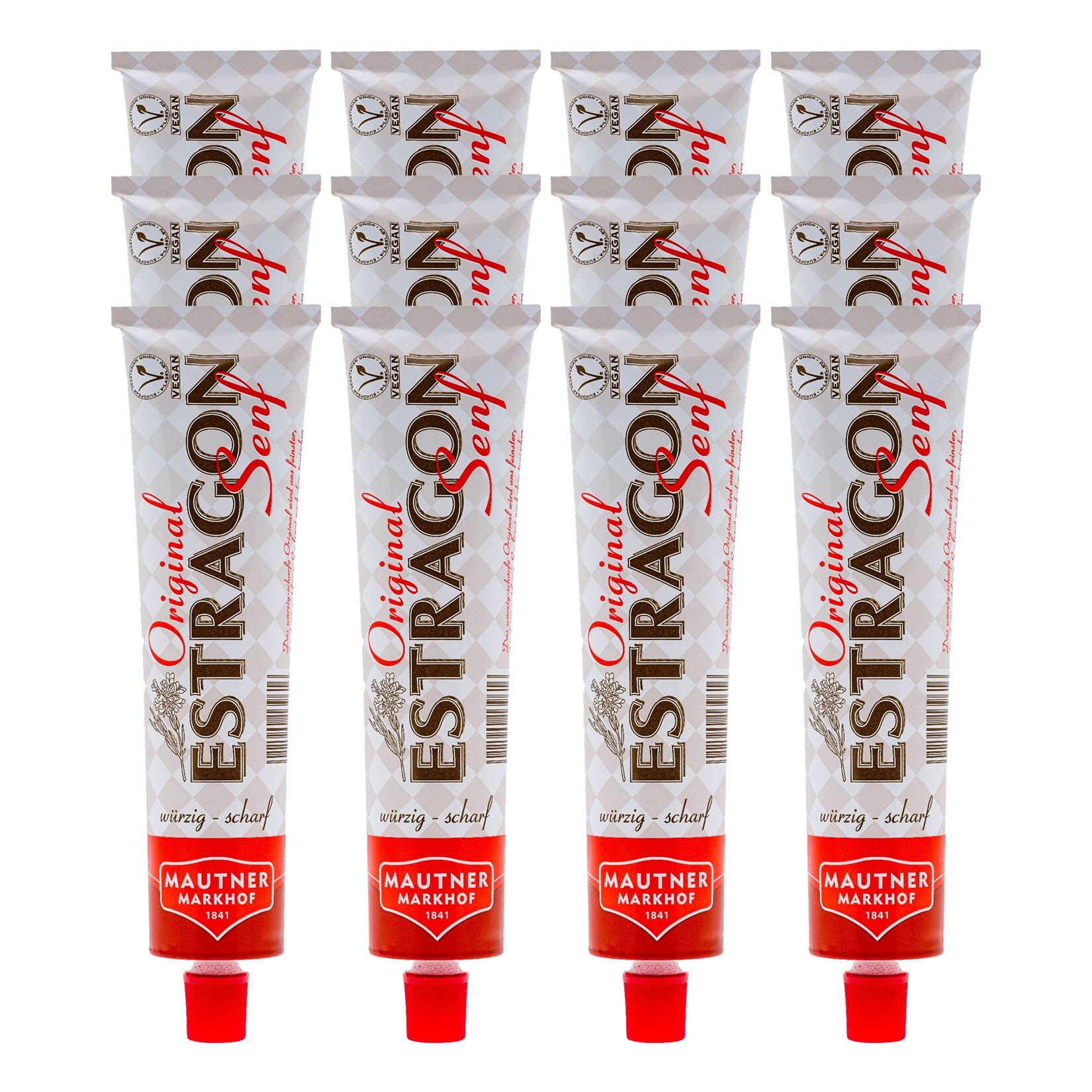 Mautner Markhof Estragon Senf 200 g, 12er Pack