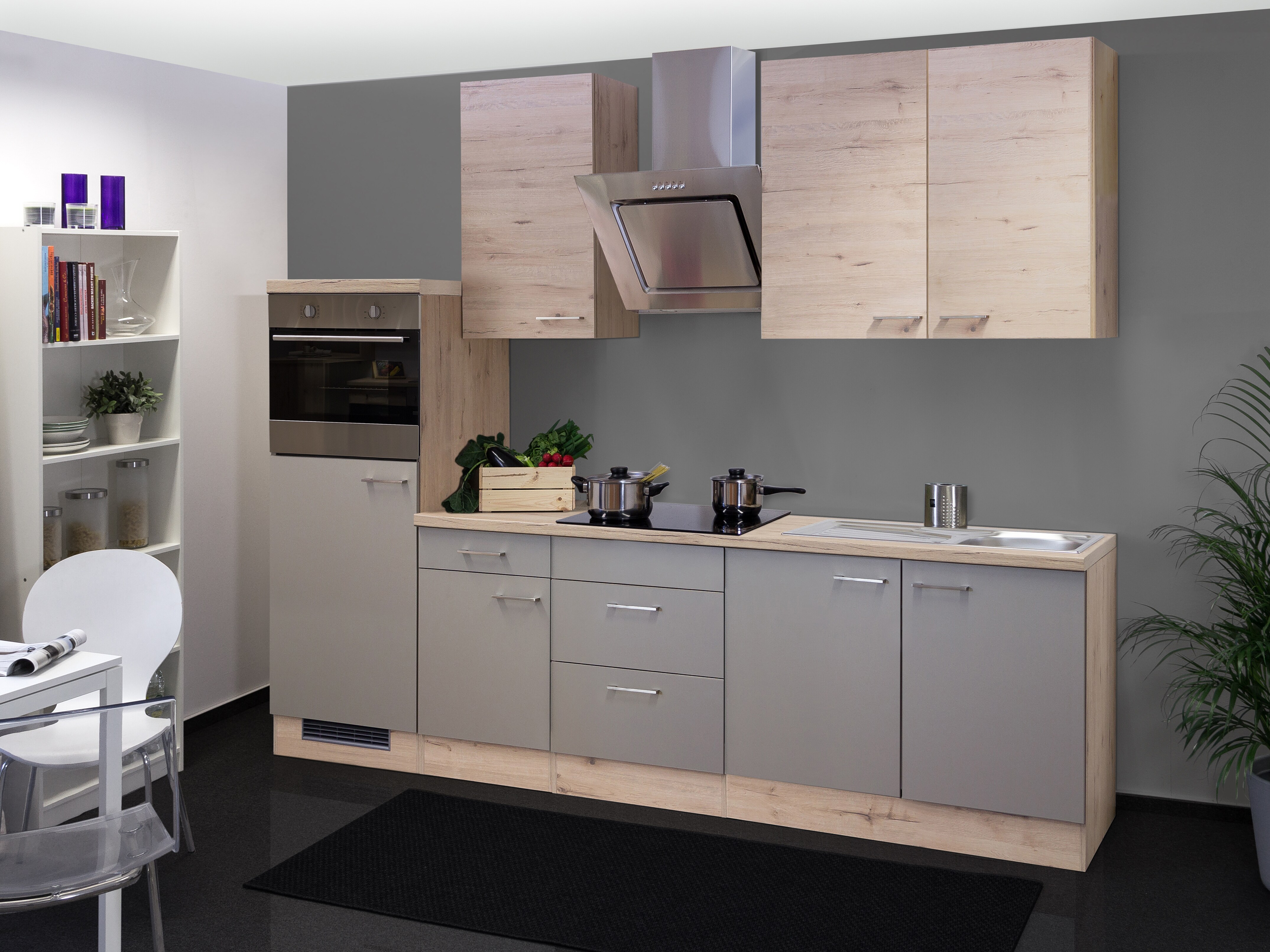 Flex-Well K&uuml;chenzeile 270 cm G-270-2223-015 Riva - Bild 1