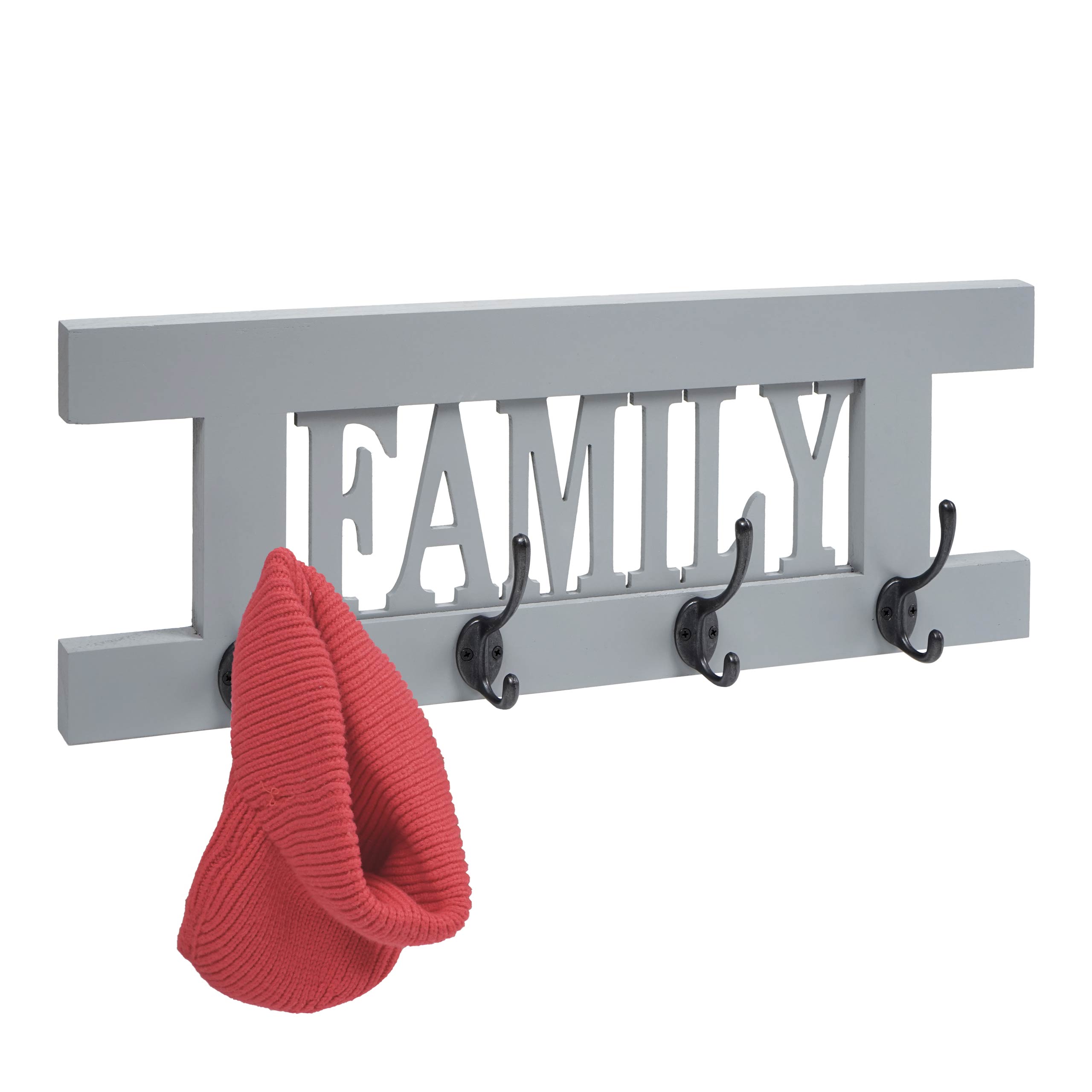 Wandgarderobe MCW-C60 Family, Garderobe Garderobenpaneel, Shabby-Look Vintage - Bild 1