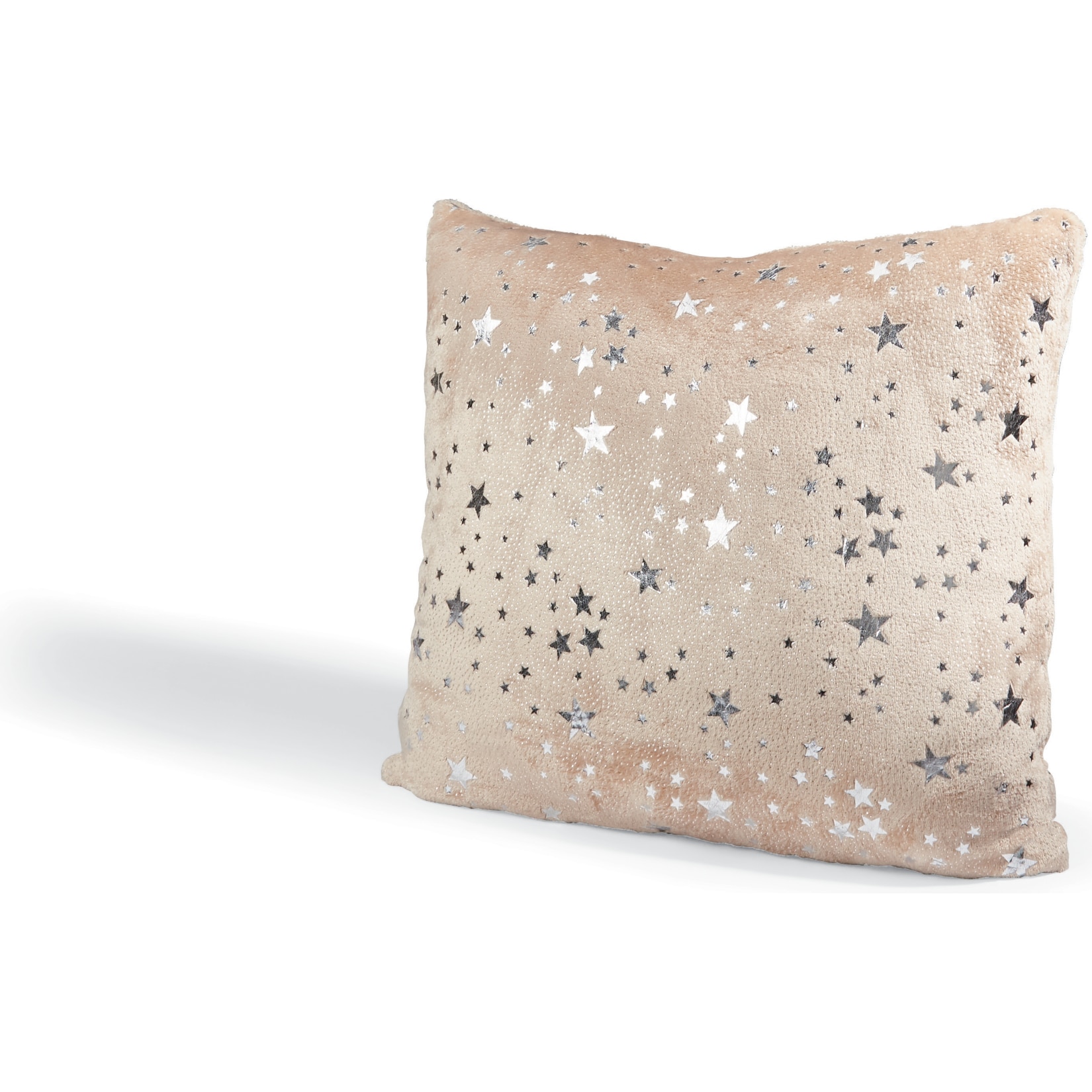 Dekokissen mit glitzer Sternen 50x50 cm - Beige - Bild 1