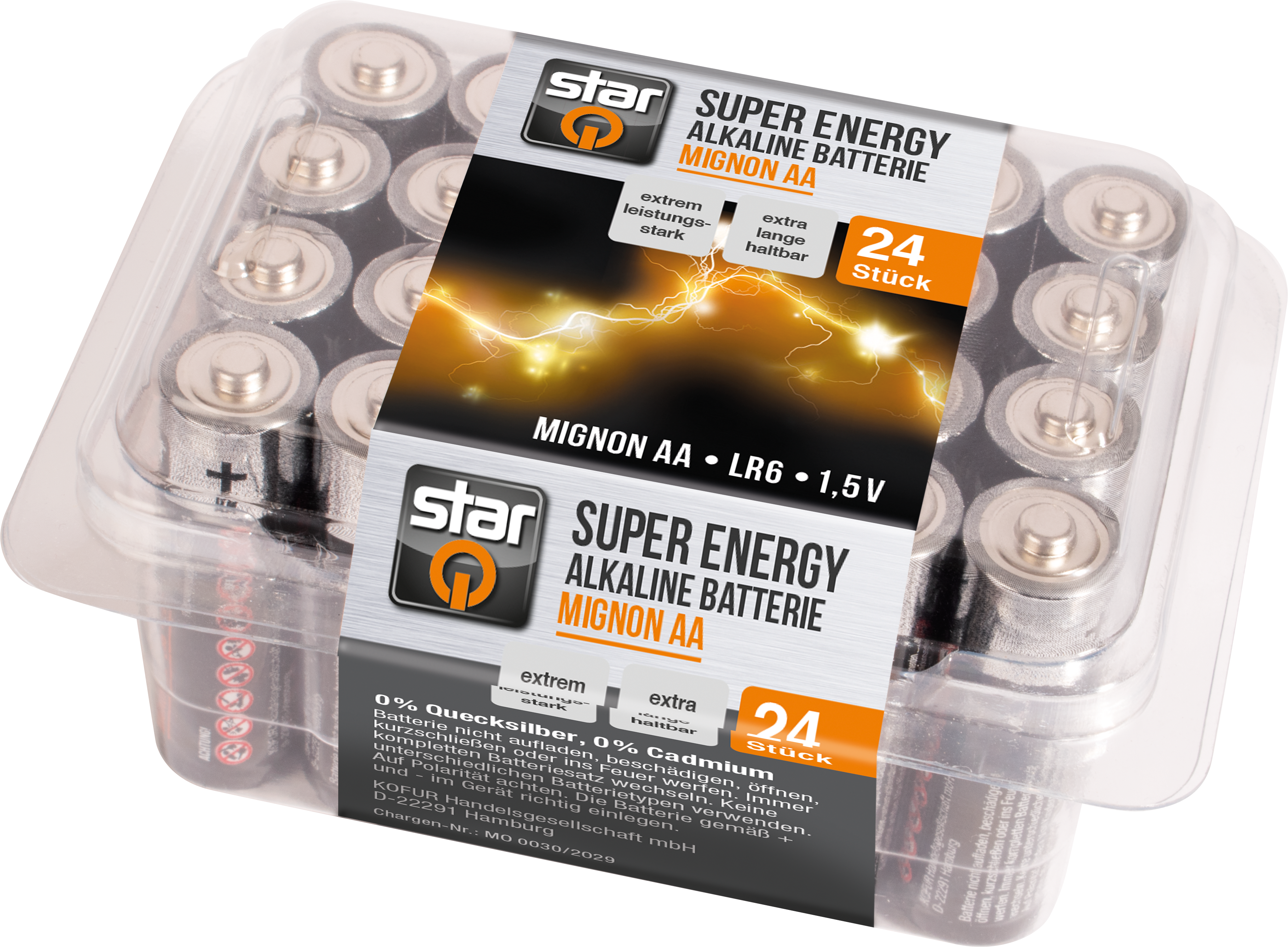 starQ Super Energy Alkaline Batterien - Batterie AA, 24er Mignon 1,5 V - Bild 1