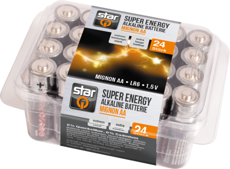 starQ Super Energy Alkaline Batterien - Batterie AA, 24er Mignon 1,5 V online  kaufen bei Netto