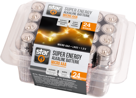 starQ Super Energy Alkaline Batterien - Batterie AAA, 24er Mignon 1,5 V online  kaufen bei Netto