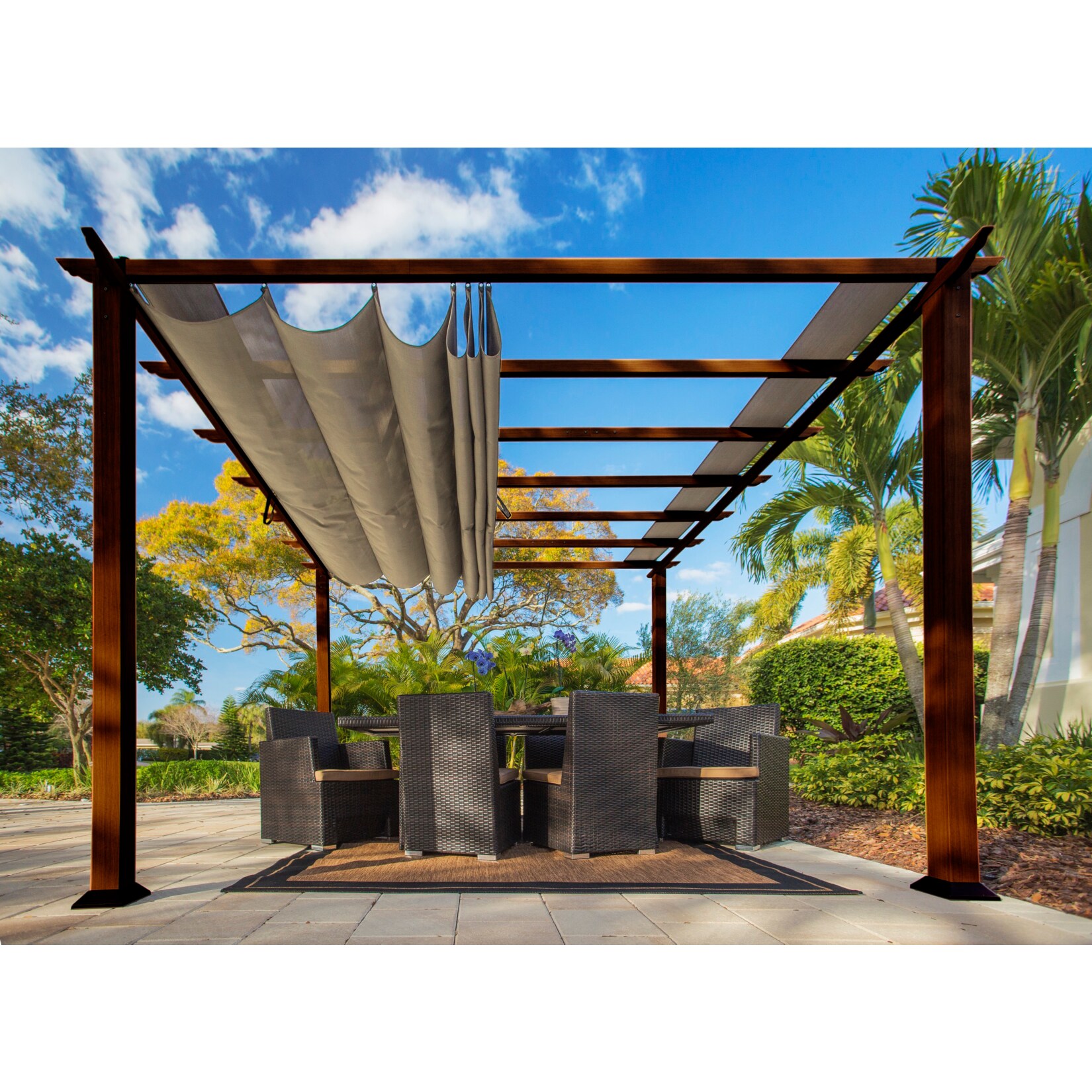Paragon Aluminium Pergola Florida 350×350 cm | 00852580008248