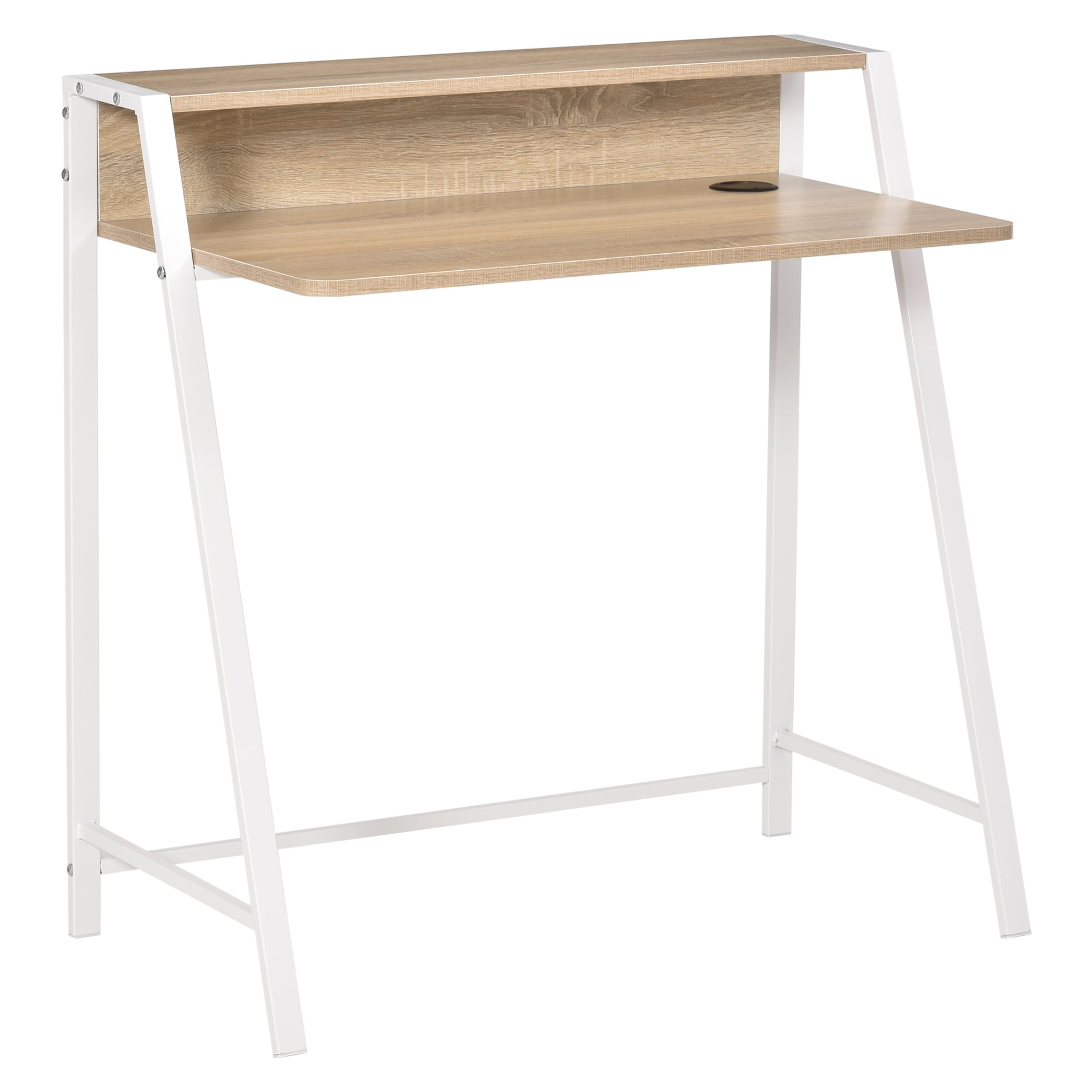 HOMCOM Schreibtisch MDF, Eisen - Bild 1
