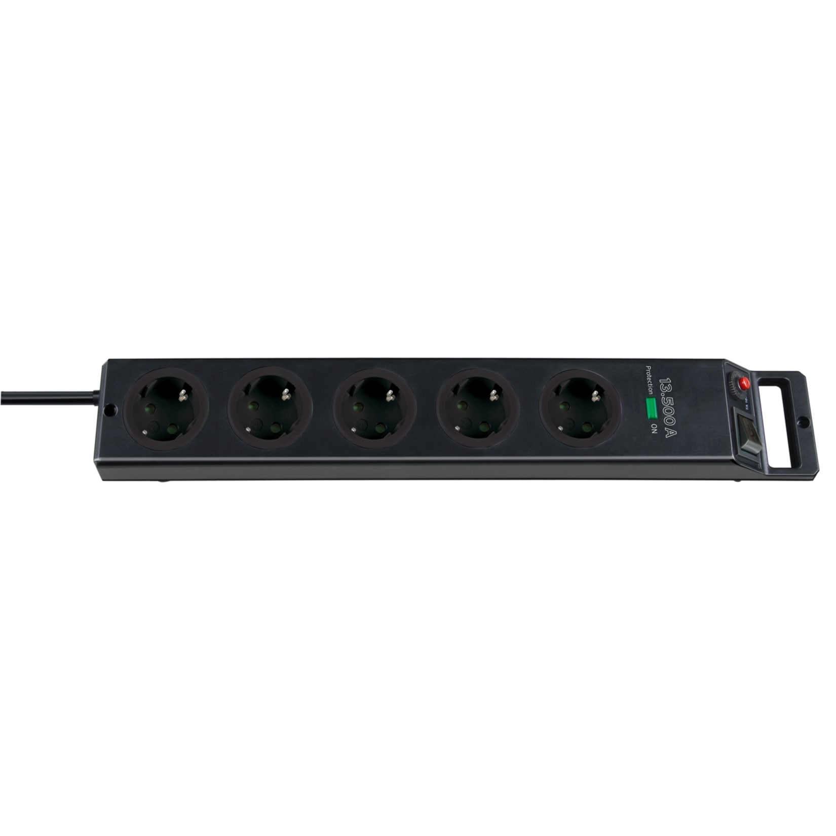 Office Steckdosensortiment - Steckdosenleiste 5fach mit USB schwarz - Bild 1